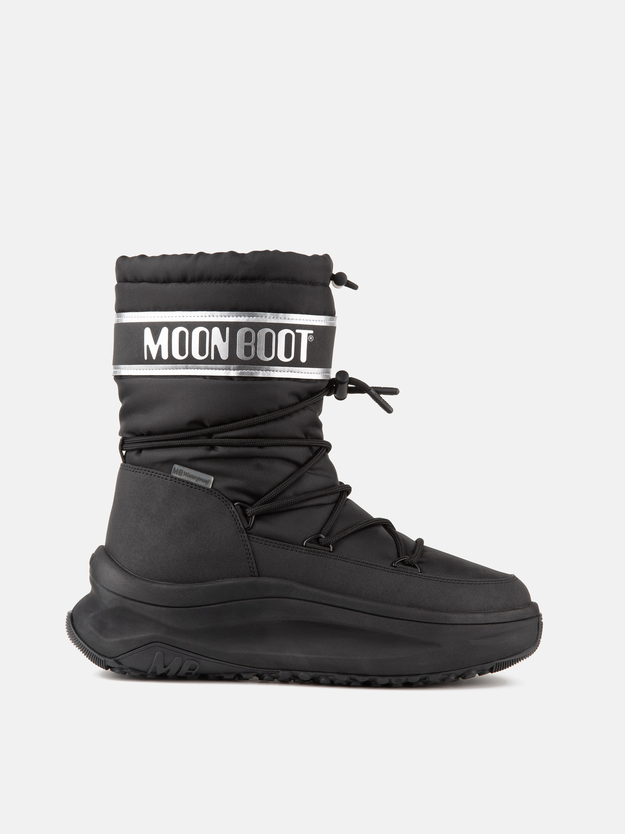 STIVALE MOON247 POLAR NERO E ARGENTO