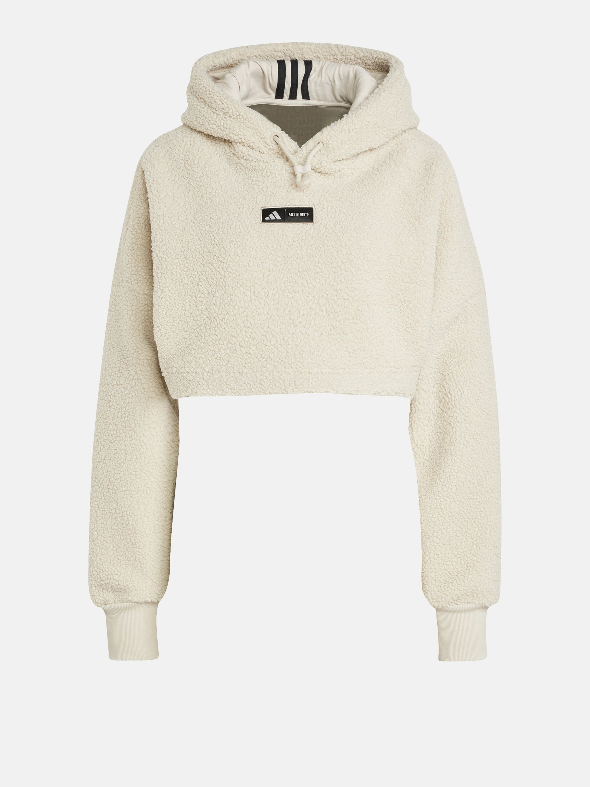 adidas x Moon Boot Cropped Hoodie Beige image number 1