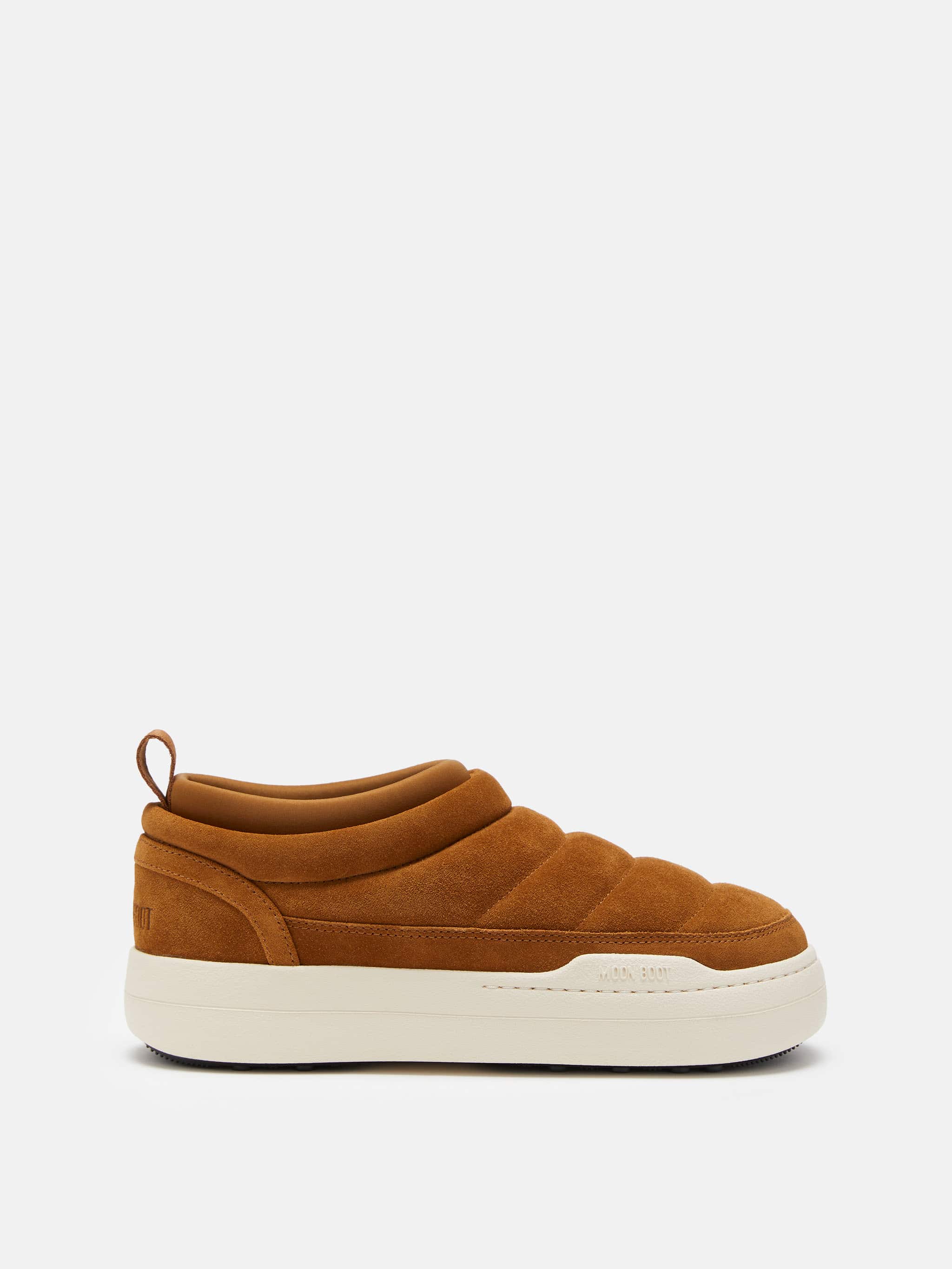 PARK SNEAKER SOFT MARRONE IN PELLE SCAMOSCIATA image number 0