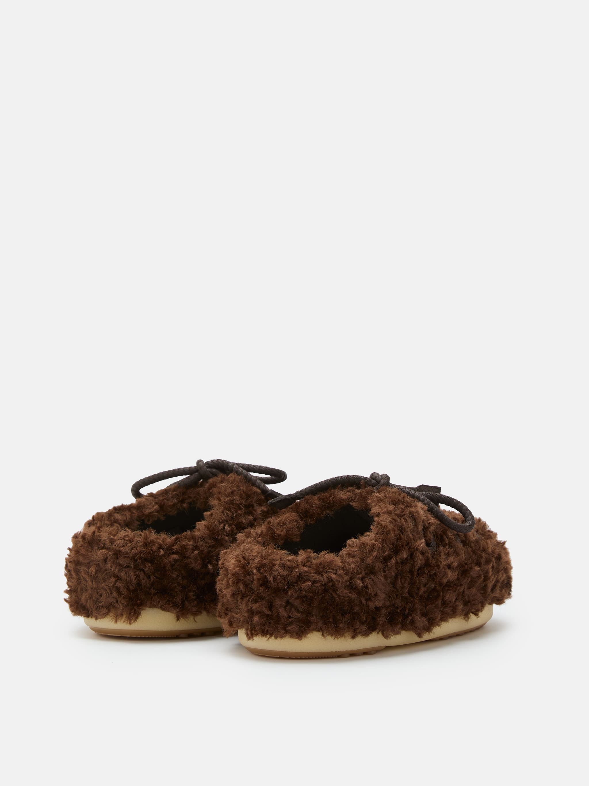 MULES EVX RIZO MARRÓN OSCURO