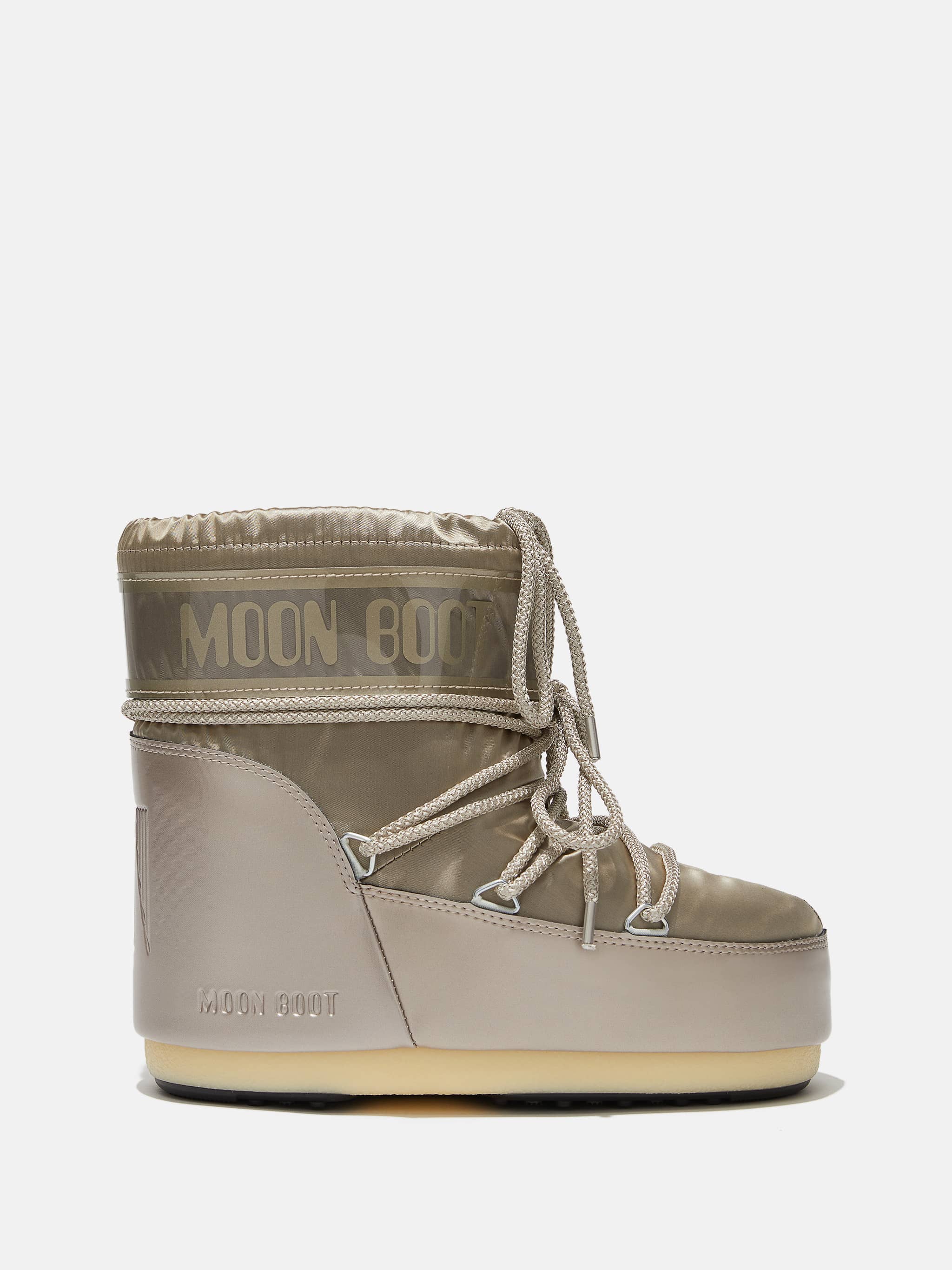 ICON LOW GLANCE SATIN STIEFEL PLATINUM