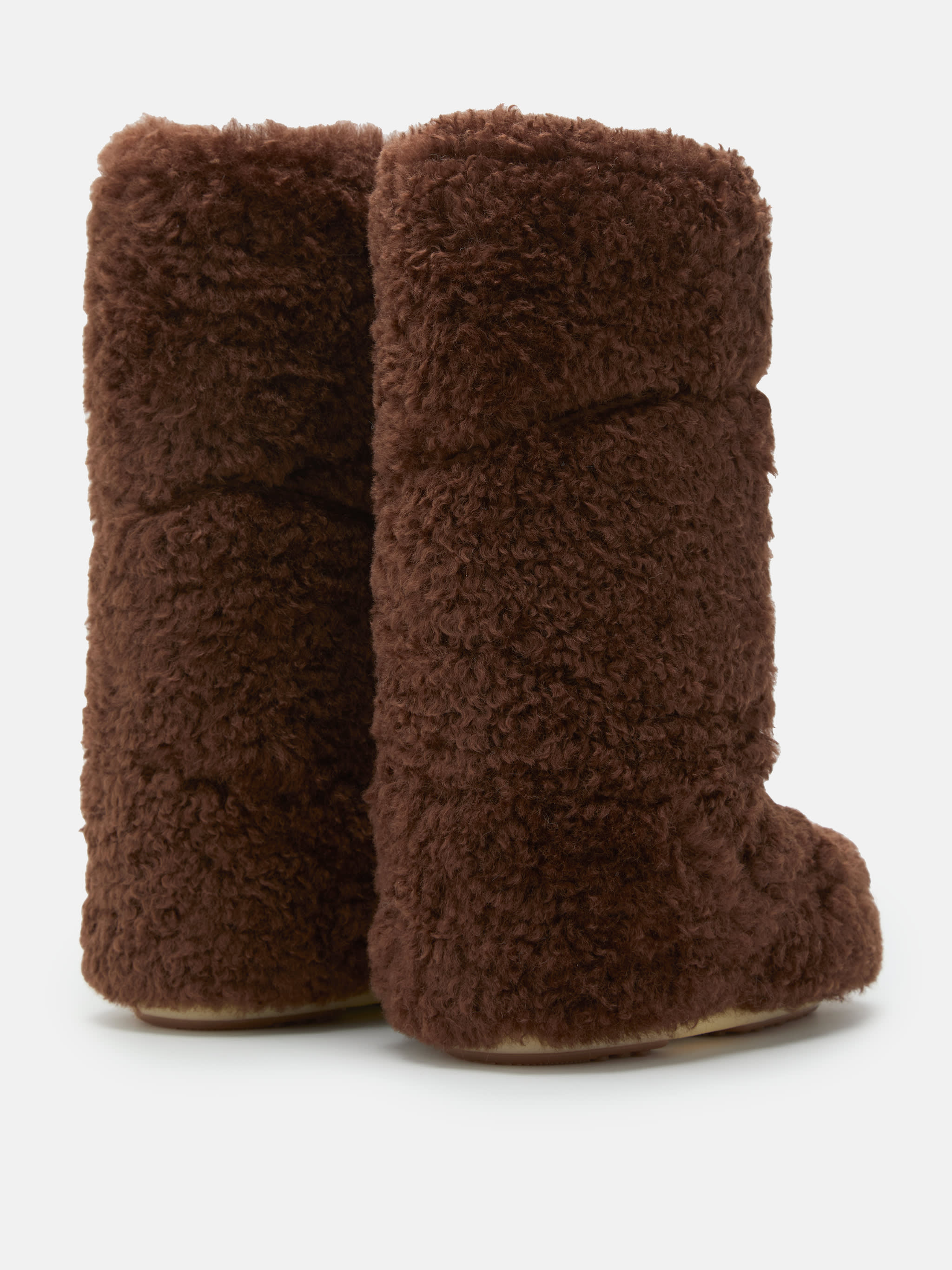 ICON DARK BROWN CURLY EXTRA BOOTS