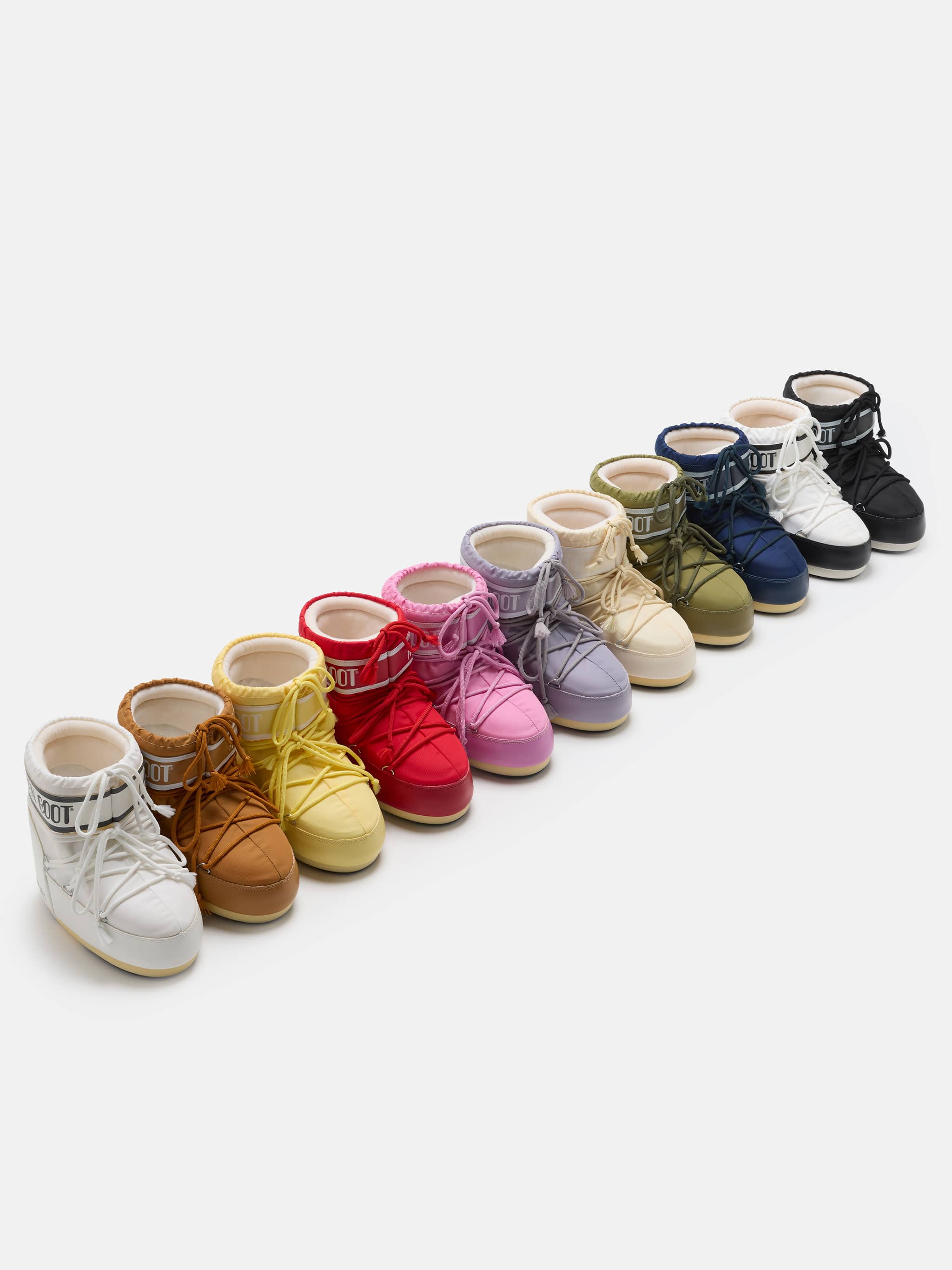 ICON LOW CREMEFARBENE NYLON STIEFEL image number 4