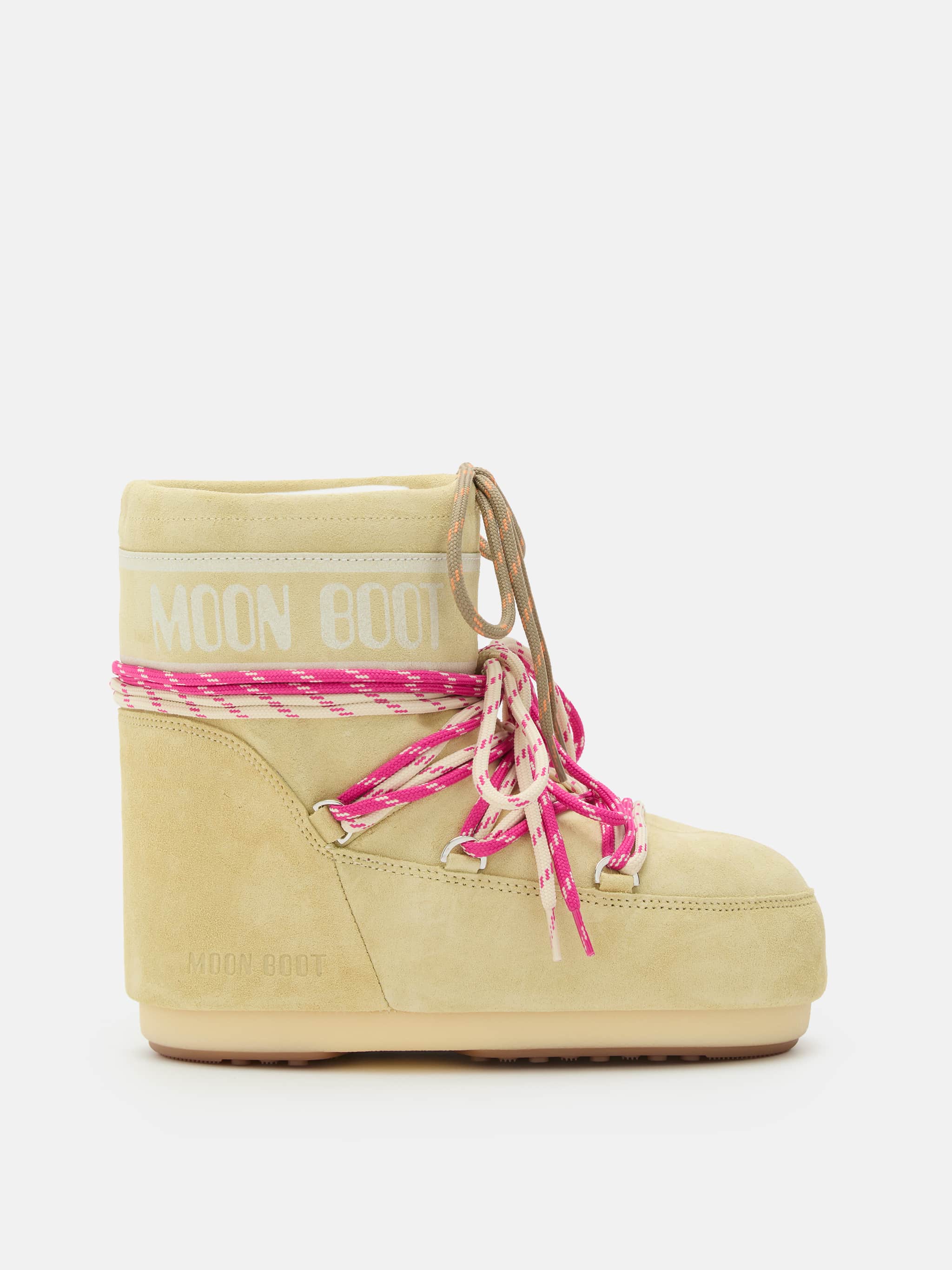 ICON LOW YELLOW SUEDE BOOTS