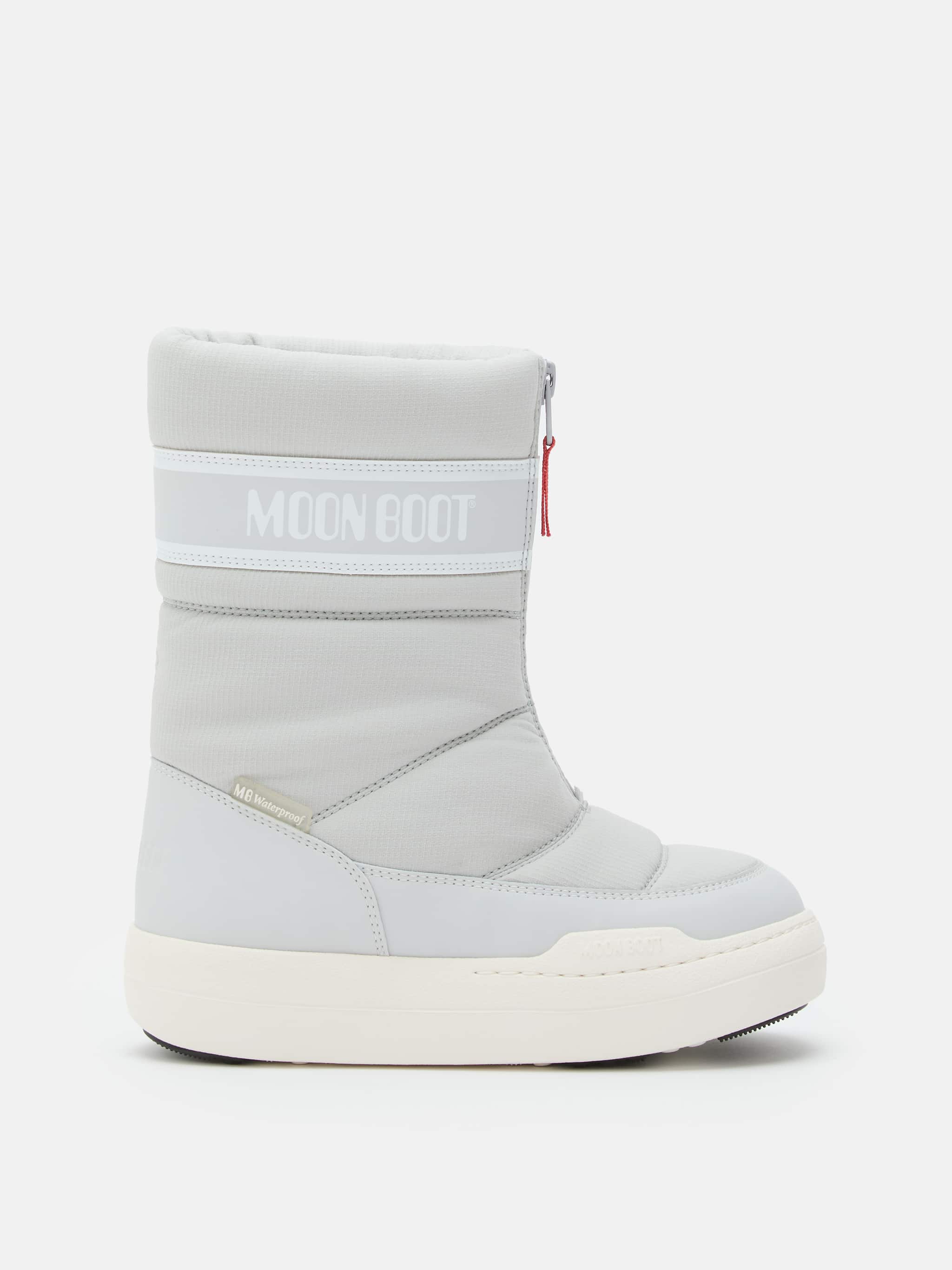 JUNIOR PARK GREY ZIP HIGH BOOTS