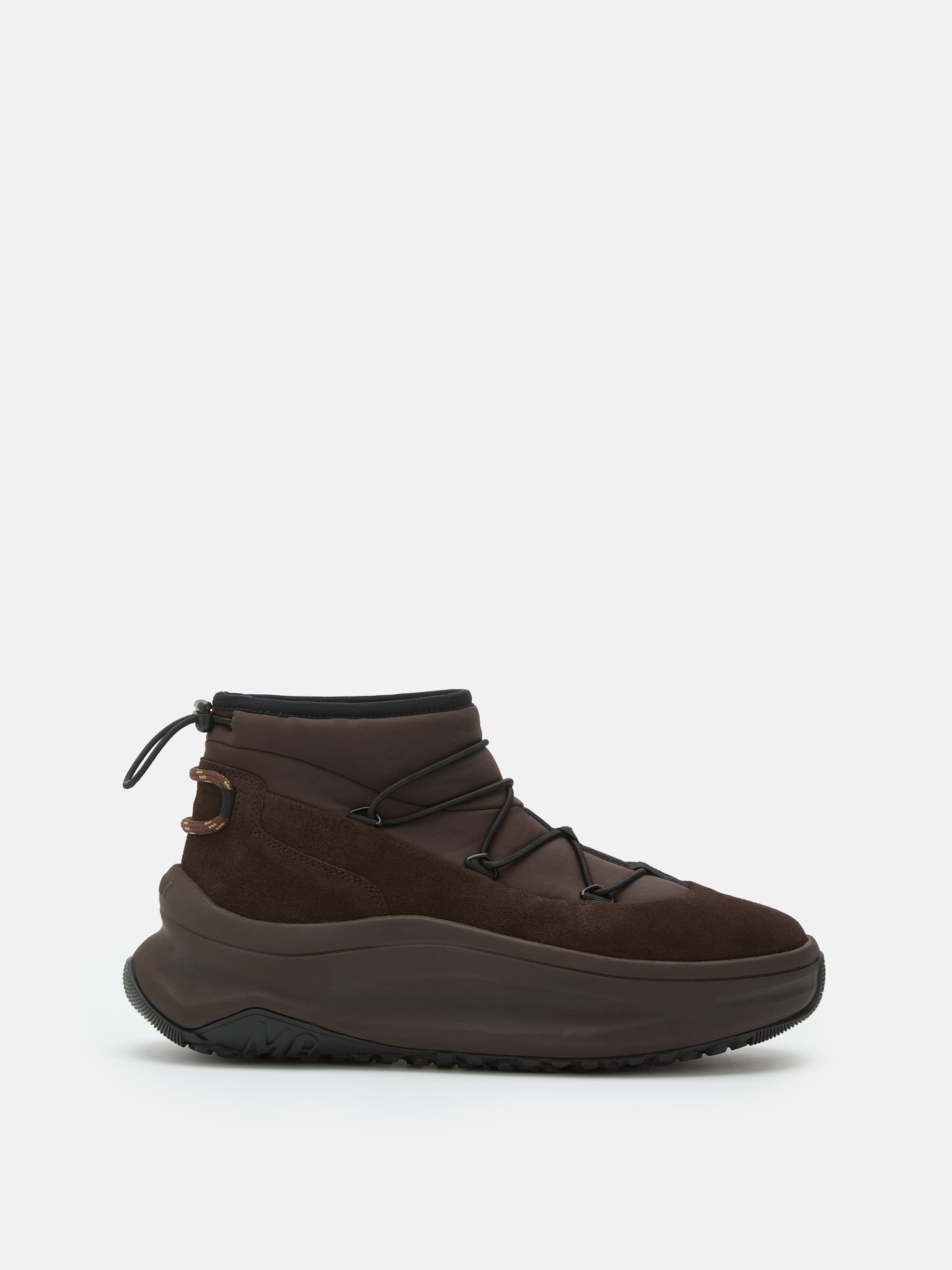 ZAPATILLAS MOON247 SIN CORDONES MARRONES OSCURAS