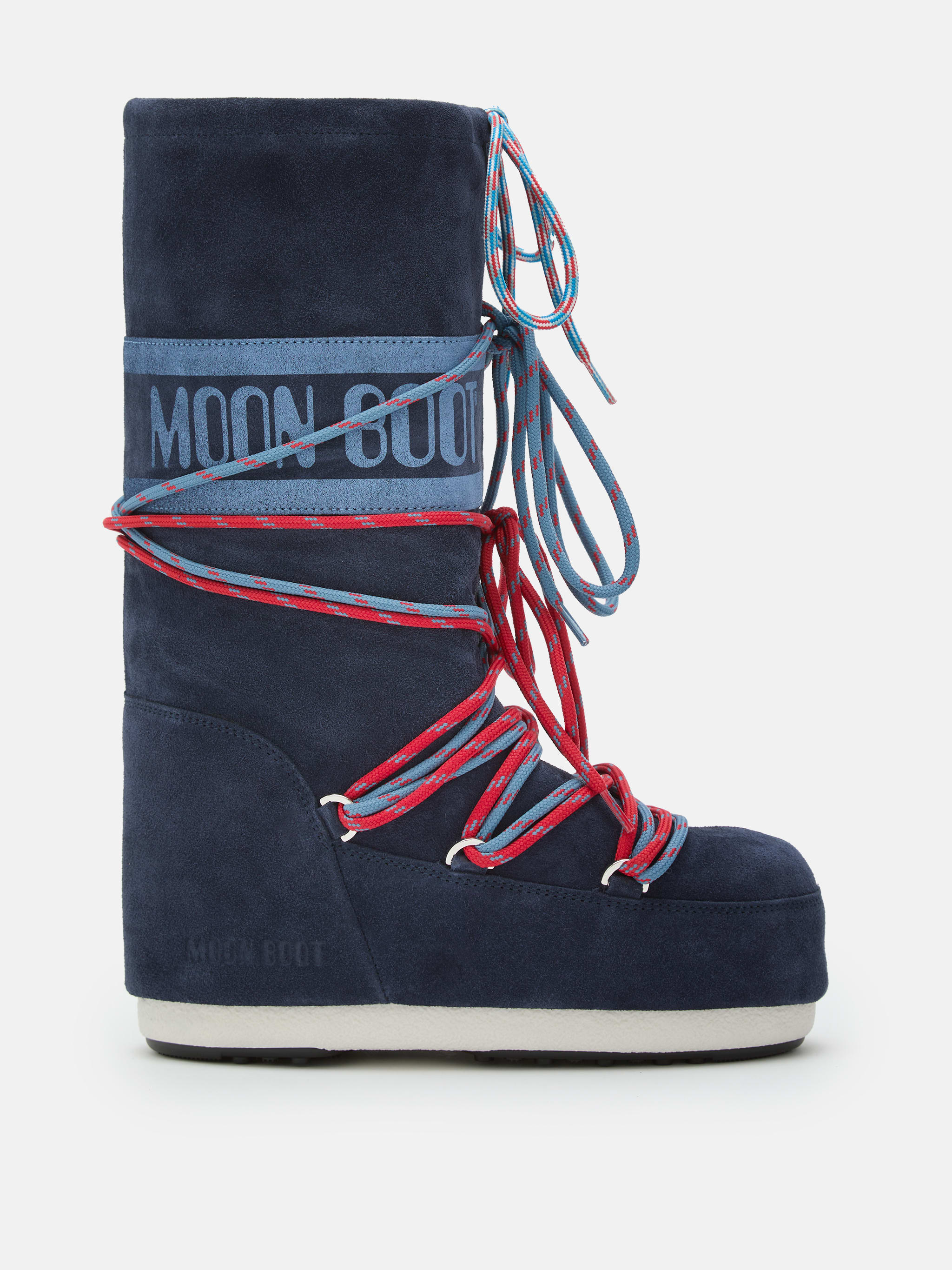 STIVALE ICON IN PELLE SCAMOSCIATA BLU NAVY