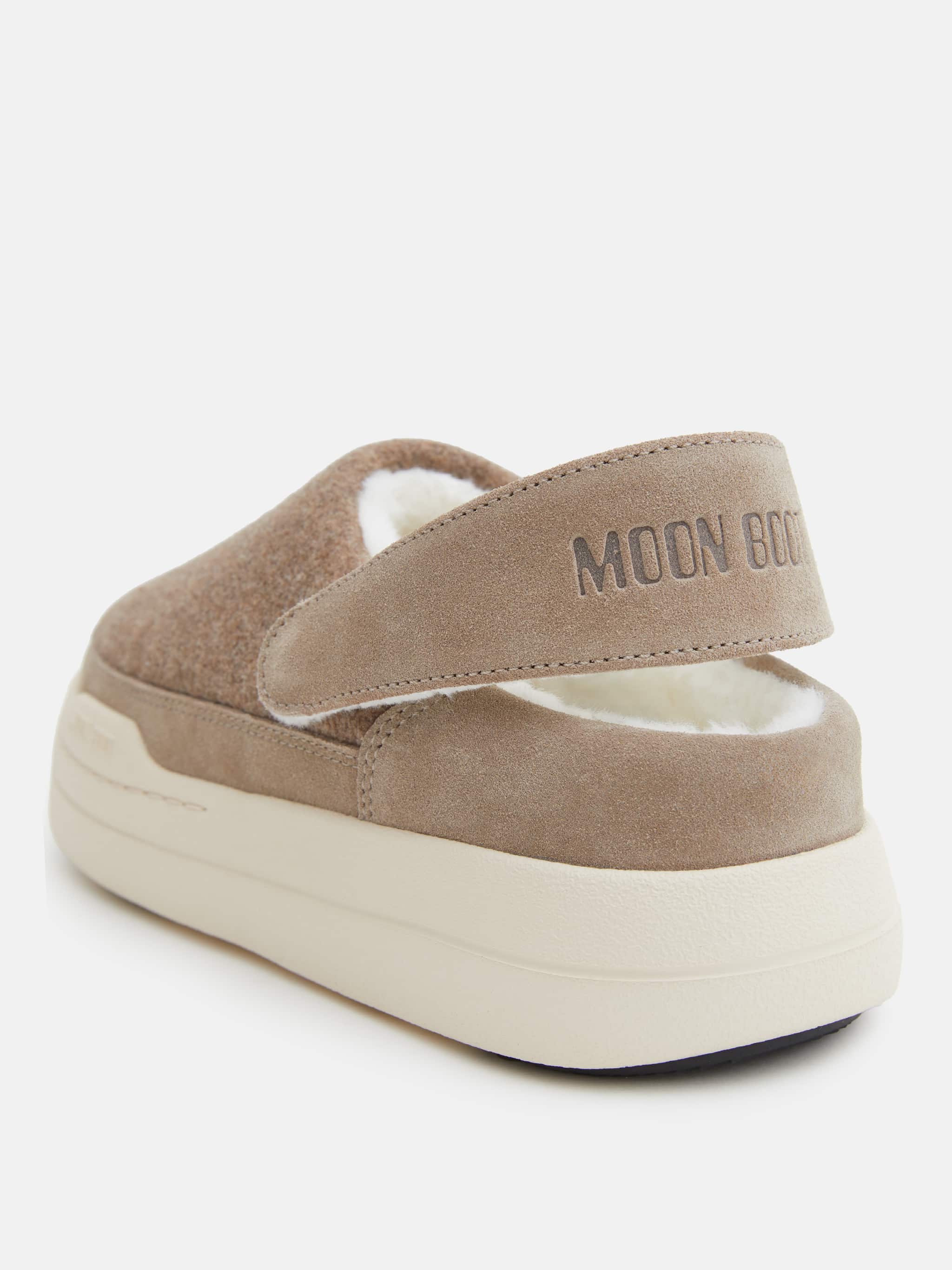 PARK BEIGE FELT CLOGS image number 3