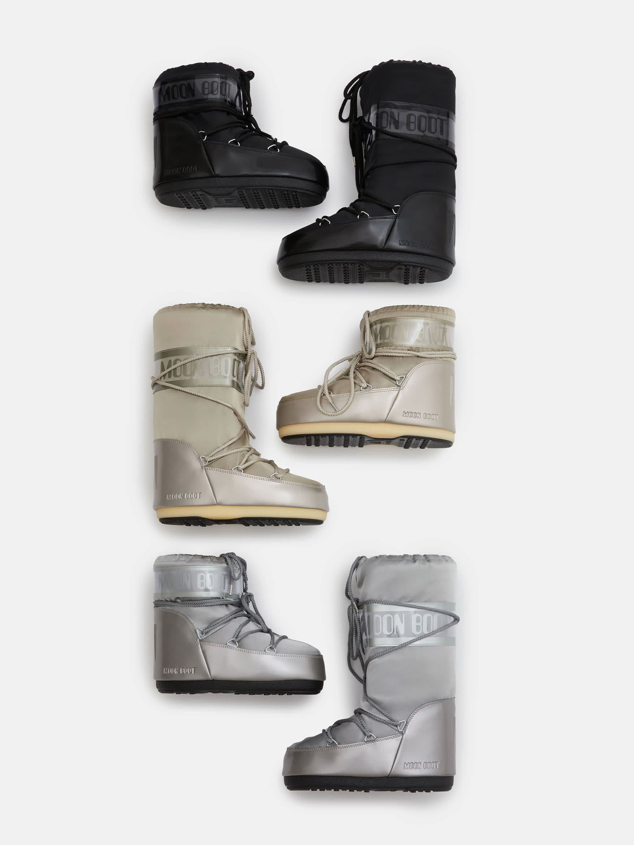ICON GLANCE SCHWARZE SATIN STIEFEL image number 4