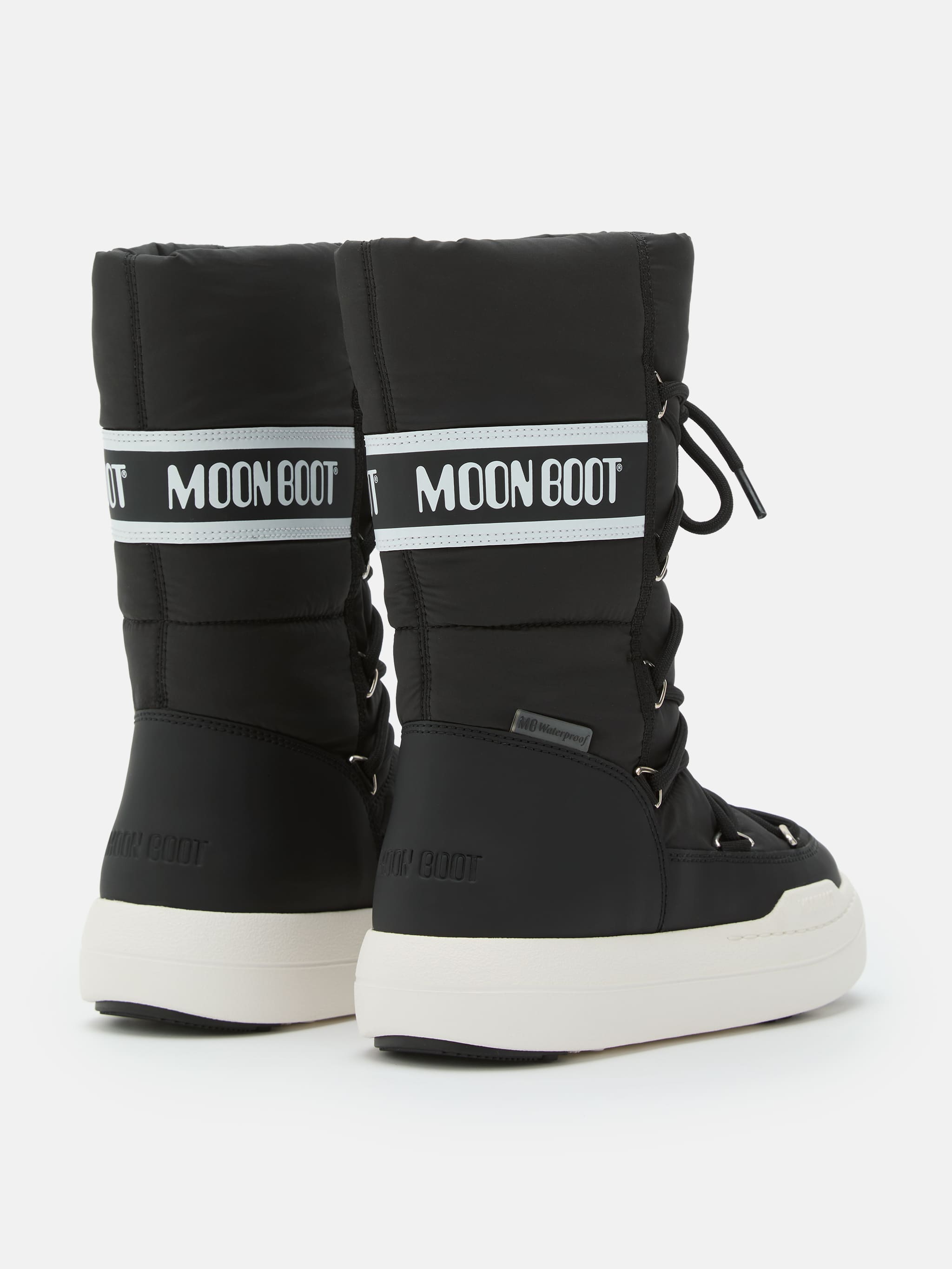 JUNIOR PARK BLACK TUBE LACE BOOTS