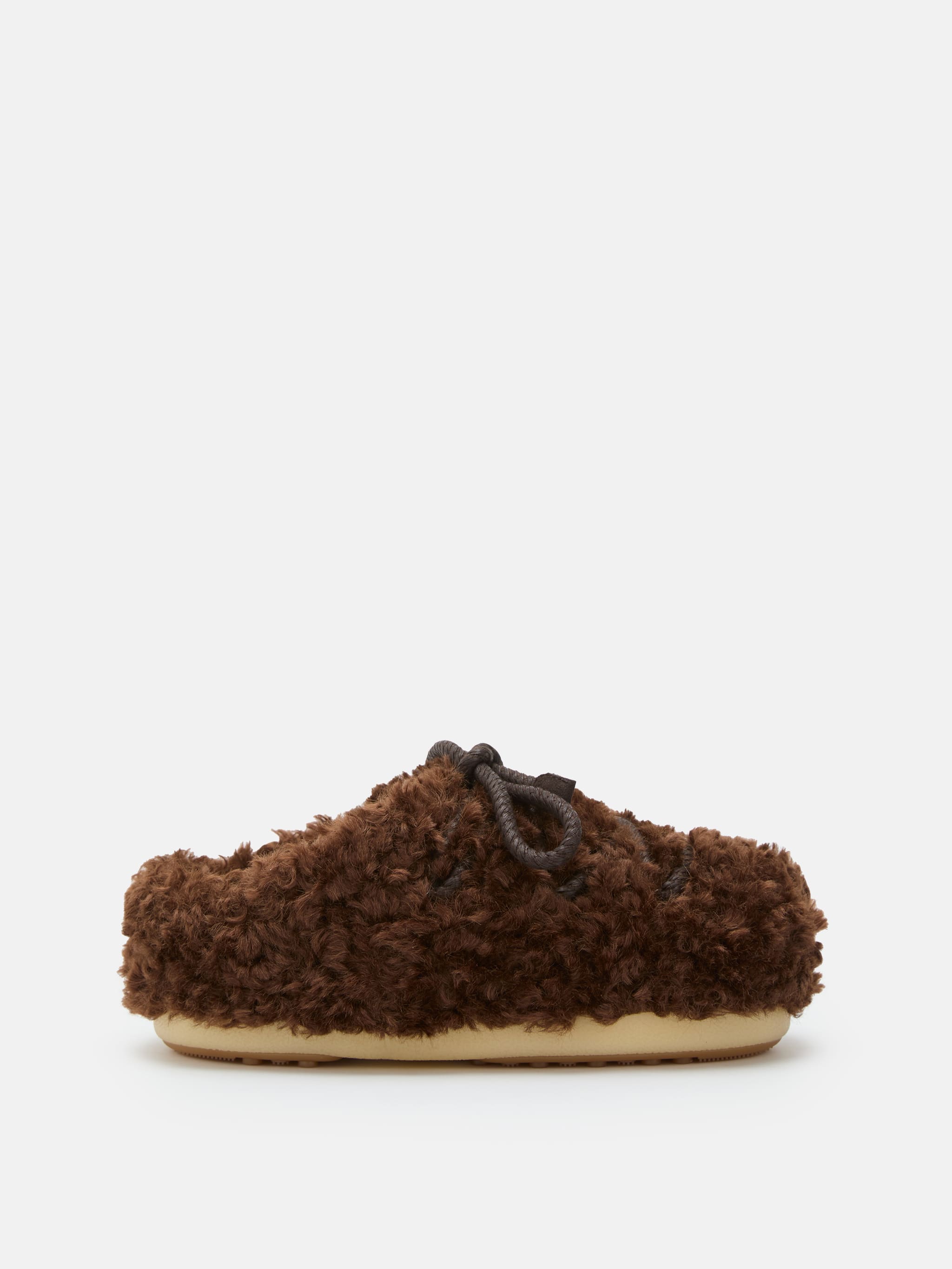 MULES EVX RIZO MARRÓN OSCURO