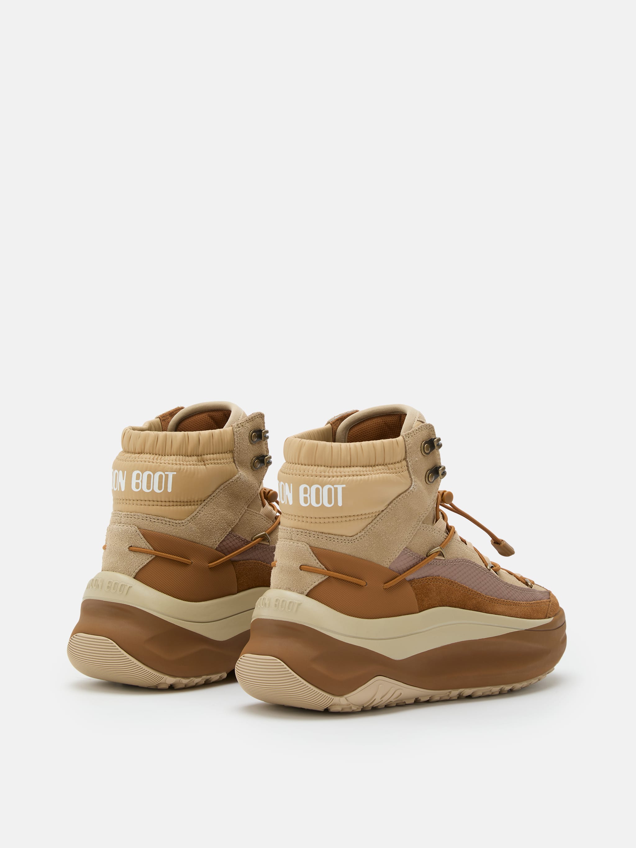 SNEAKER MOON247 XLACE MID MARRONE