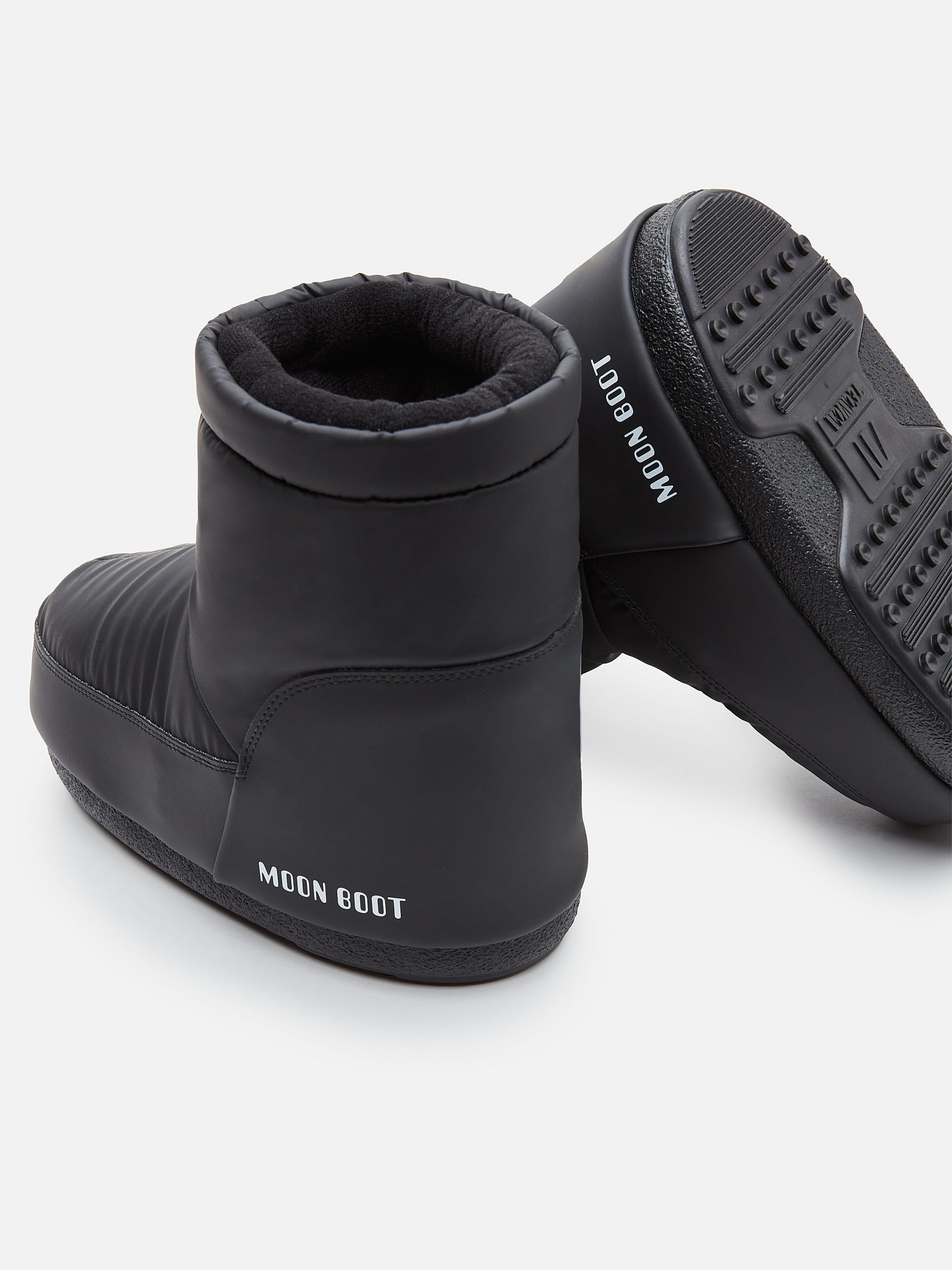 STIVALE ICON LOW NERO IN GOMMA SENZA LACCI image number 3