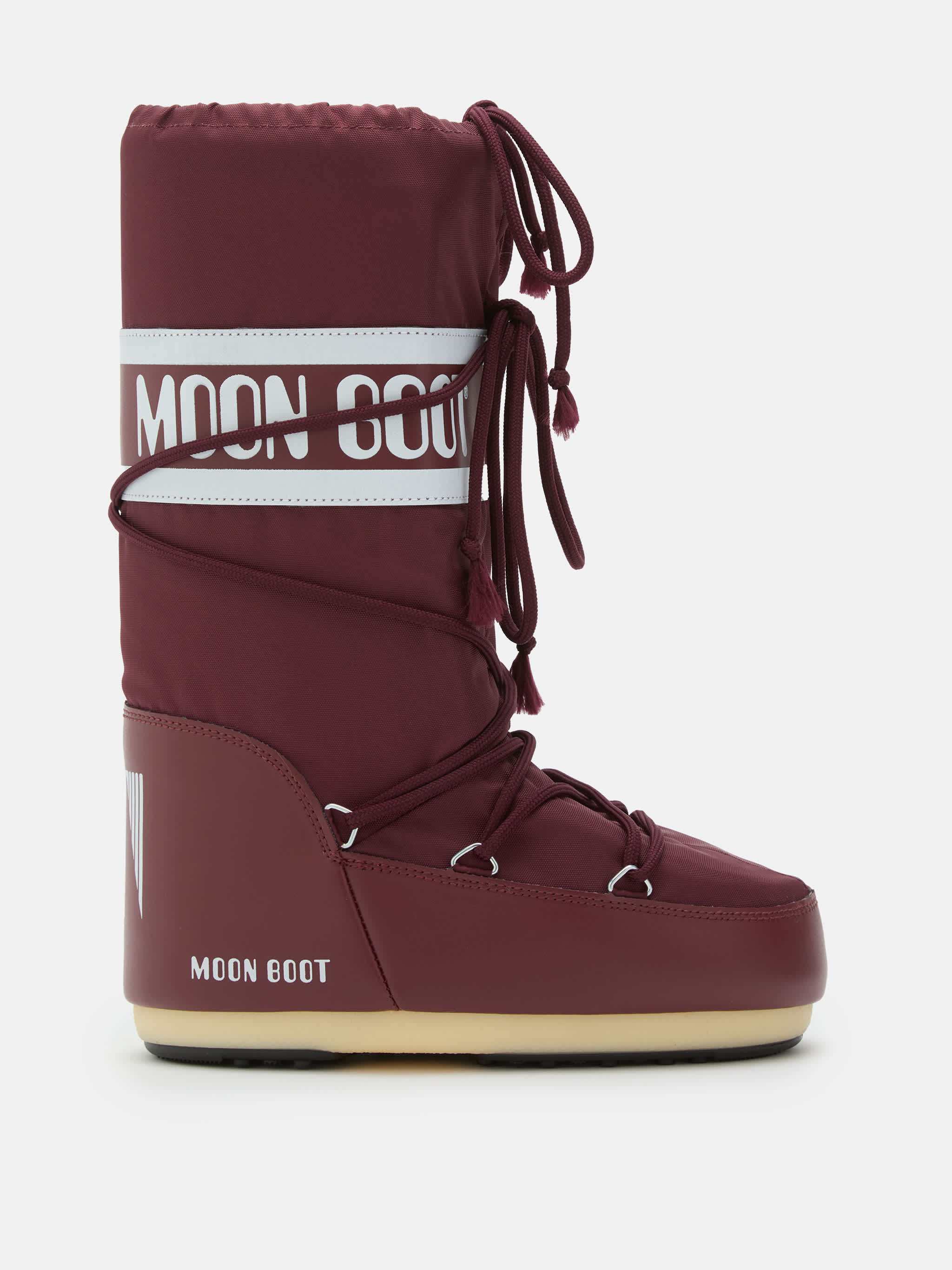 ICON BURGUNDY NYLON BOOTS