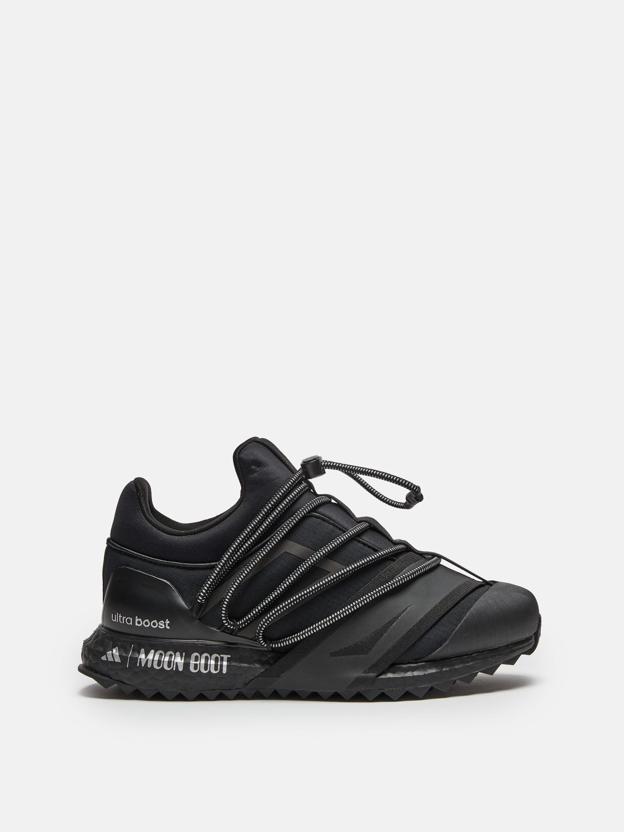 ADIDAS X MOON BOOT BLACK ULTRABOOST 1.0 LOW-TOP SNEAKERS