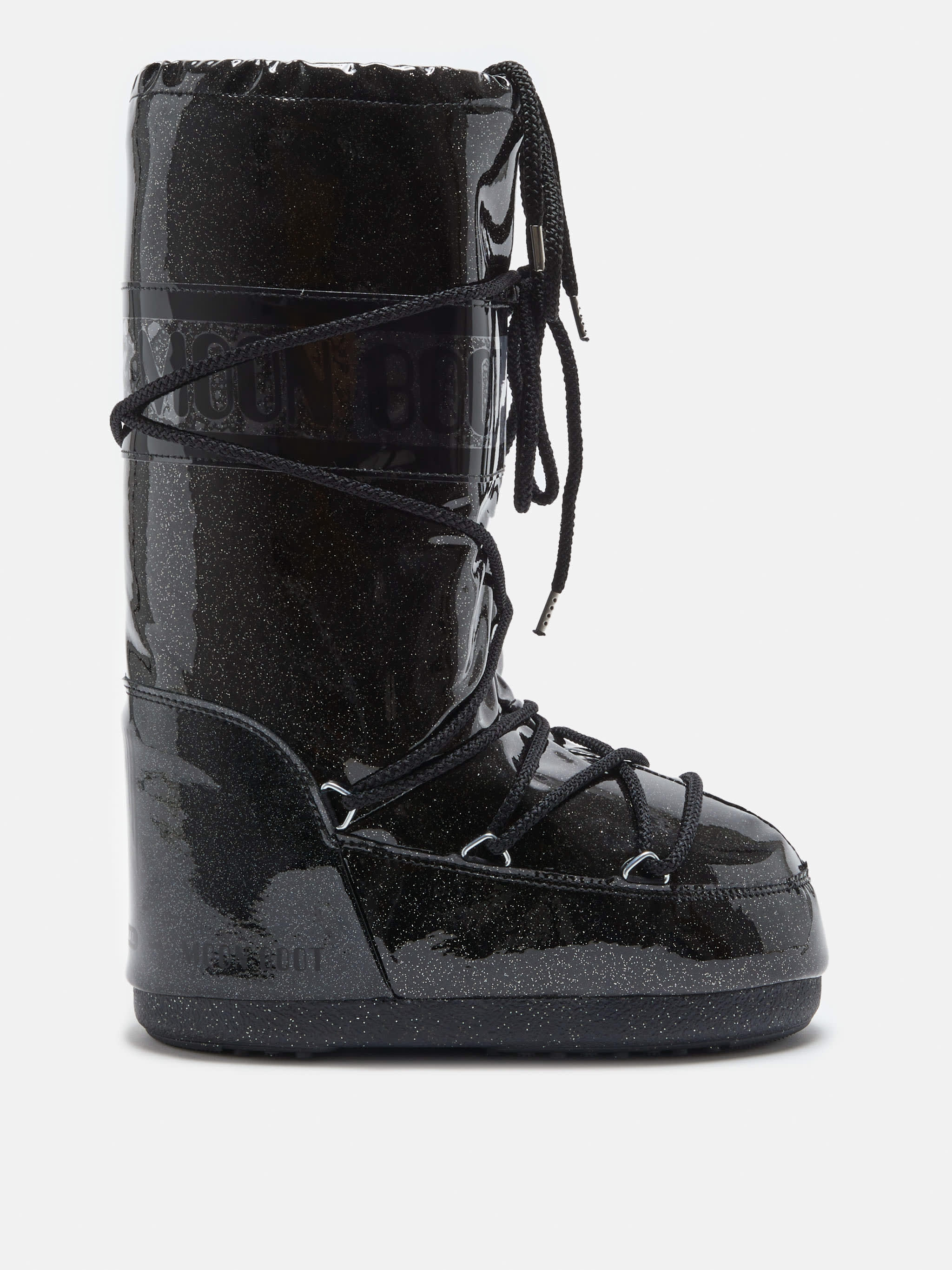 STIVALE ICON GLITTER NERO