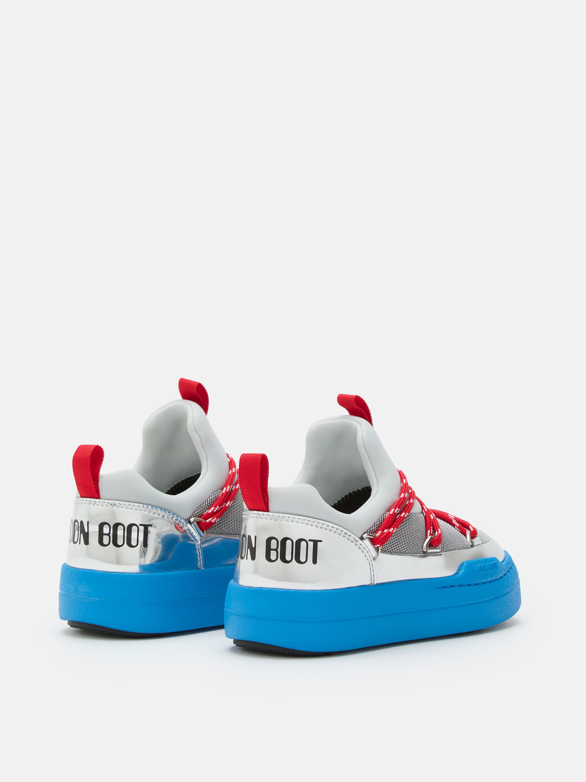 ZAPATILLAS JUNIOR PARK SPACE RACE BAJAS CON CORDONES PLATA