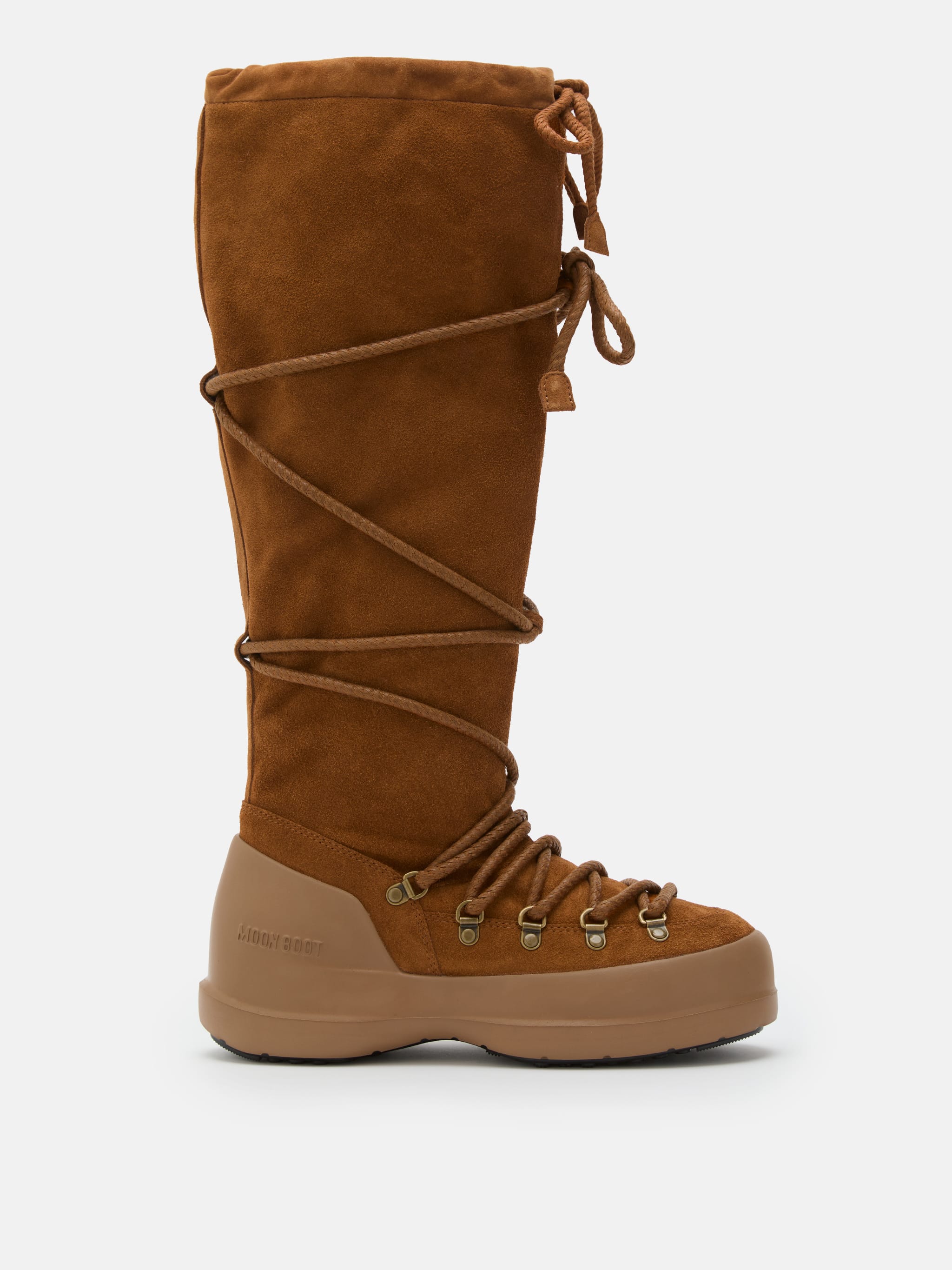 STIVALE LUNA EXTRA IN PELLE SCAMOSCIATA MARRONE