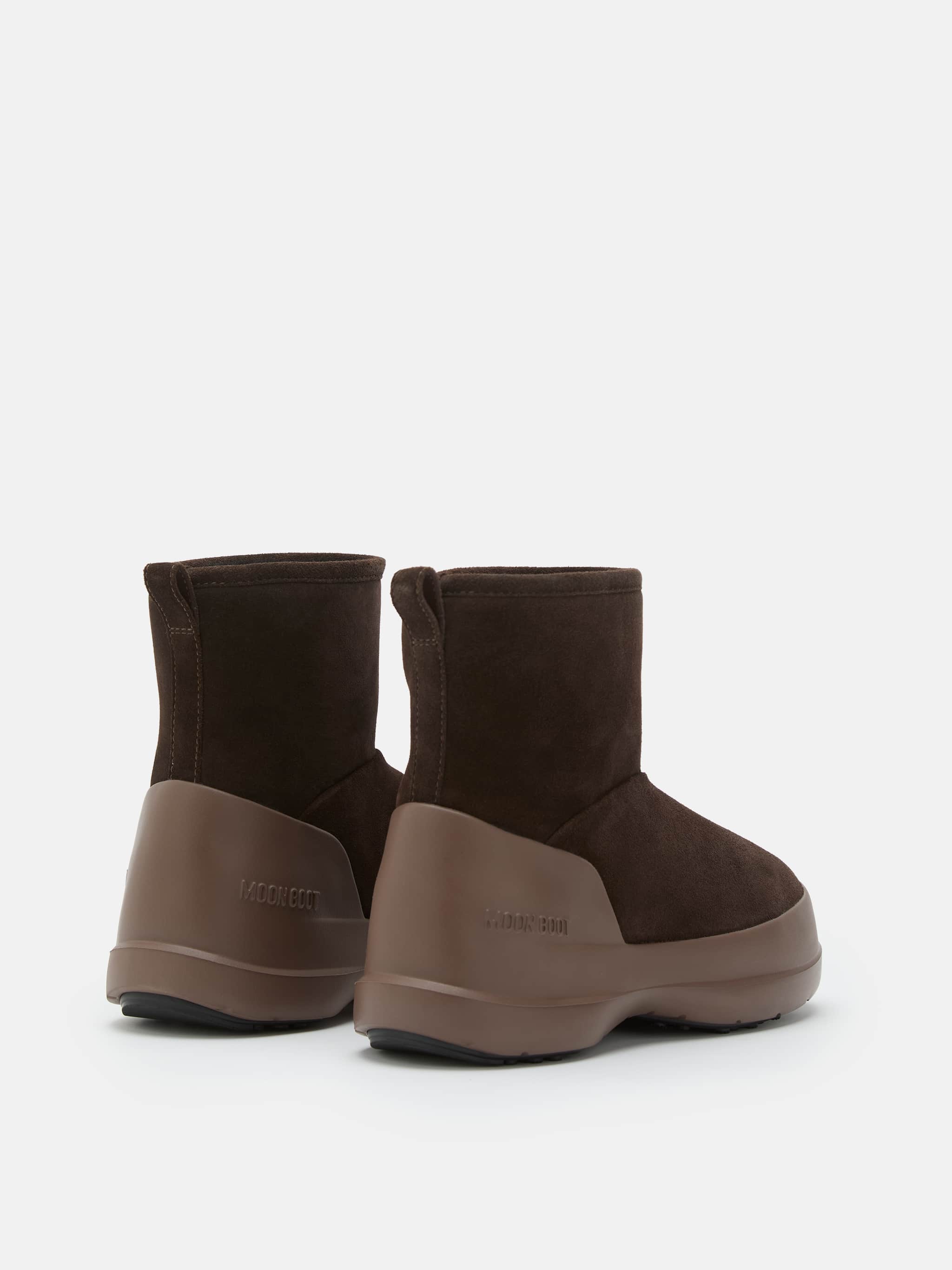 BOTTES MI-HAUTES MEZZALUNA MARRON FONC&Eacute;