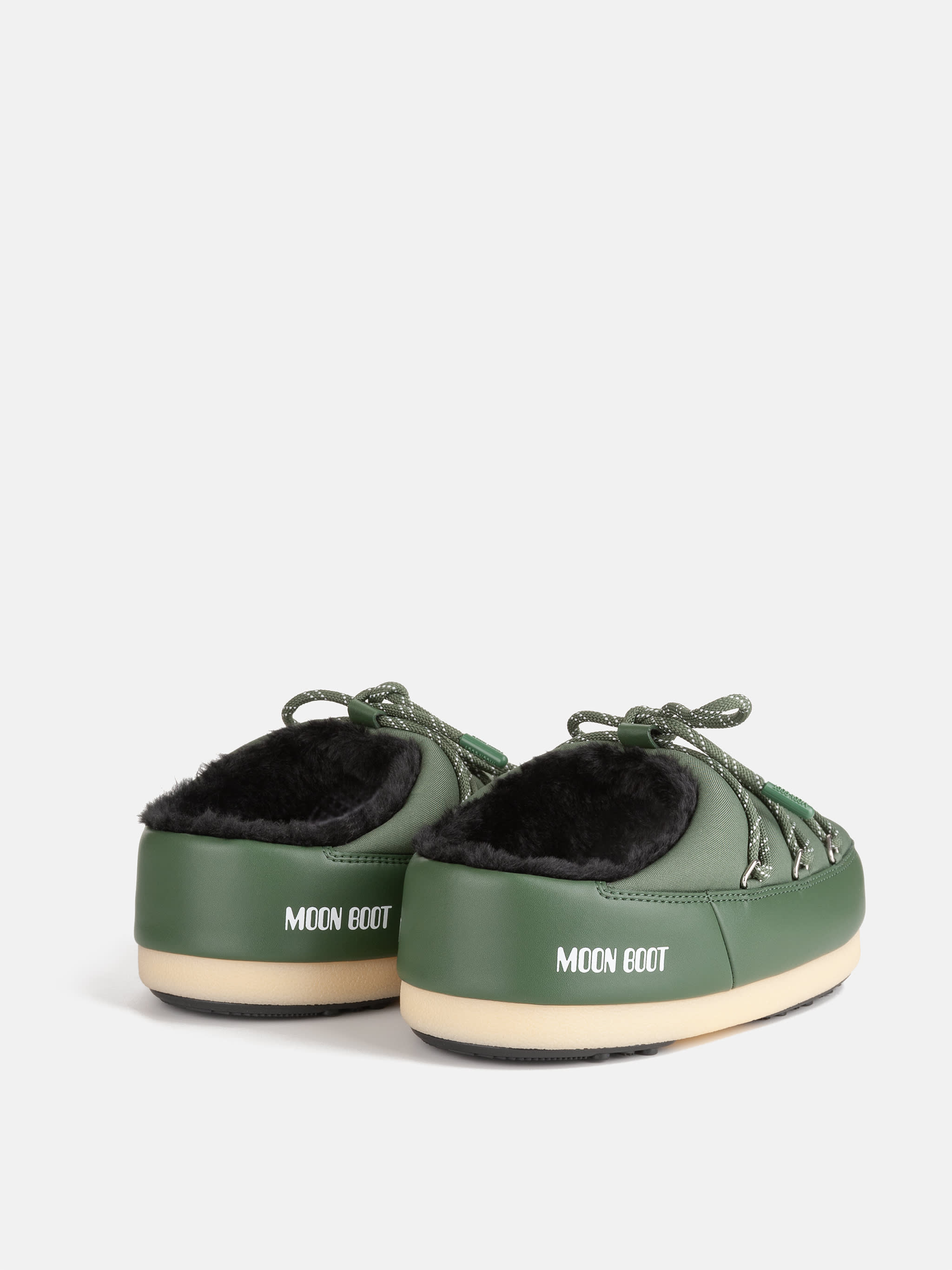EVX GREEN NYLON MULES