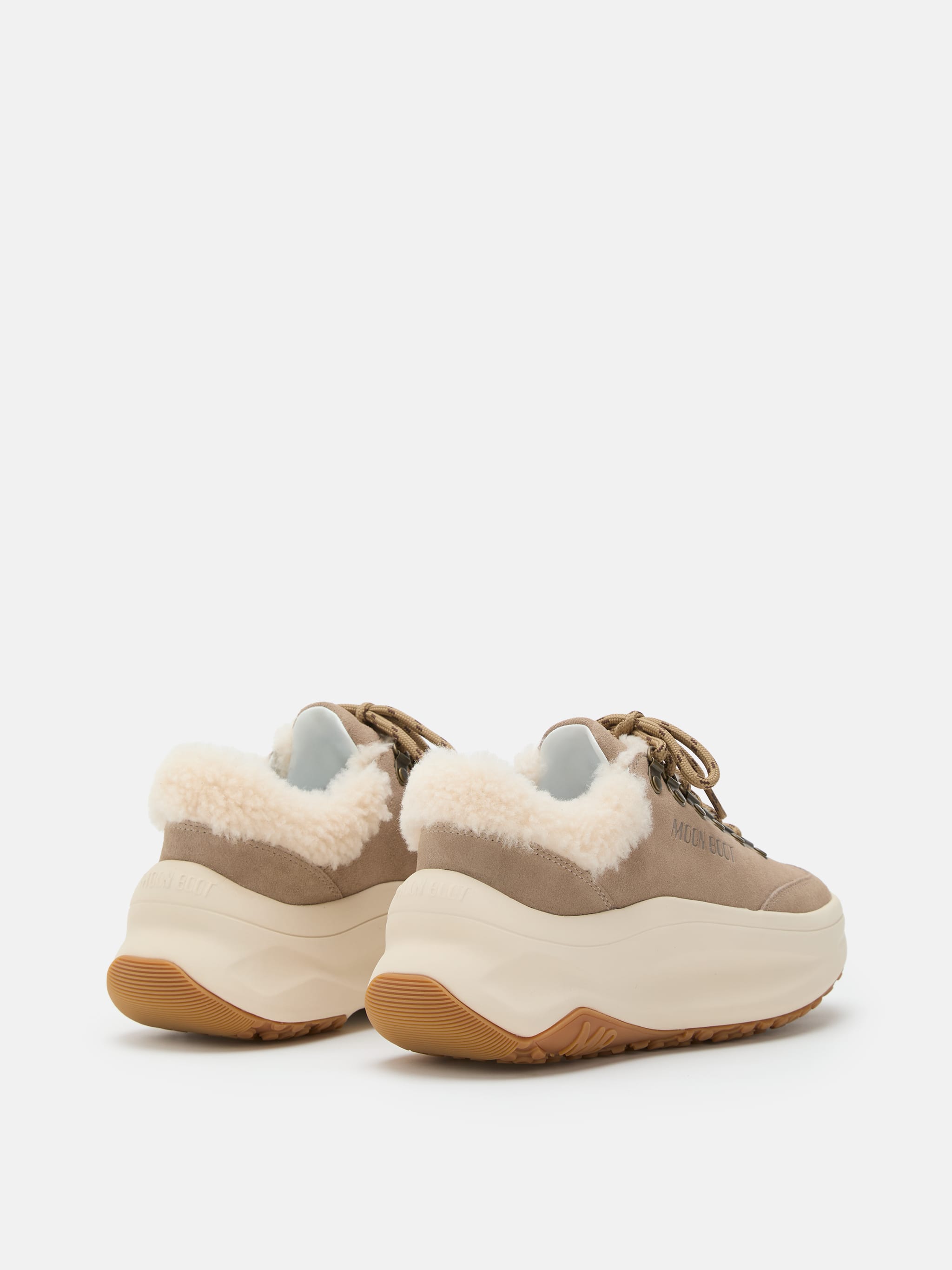 SNEAKER MOON247 CITY IN SHEARLING BEIGE