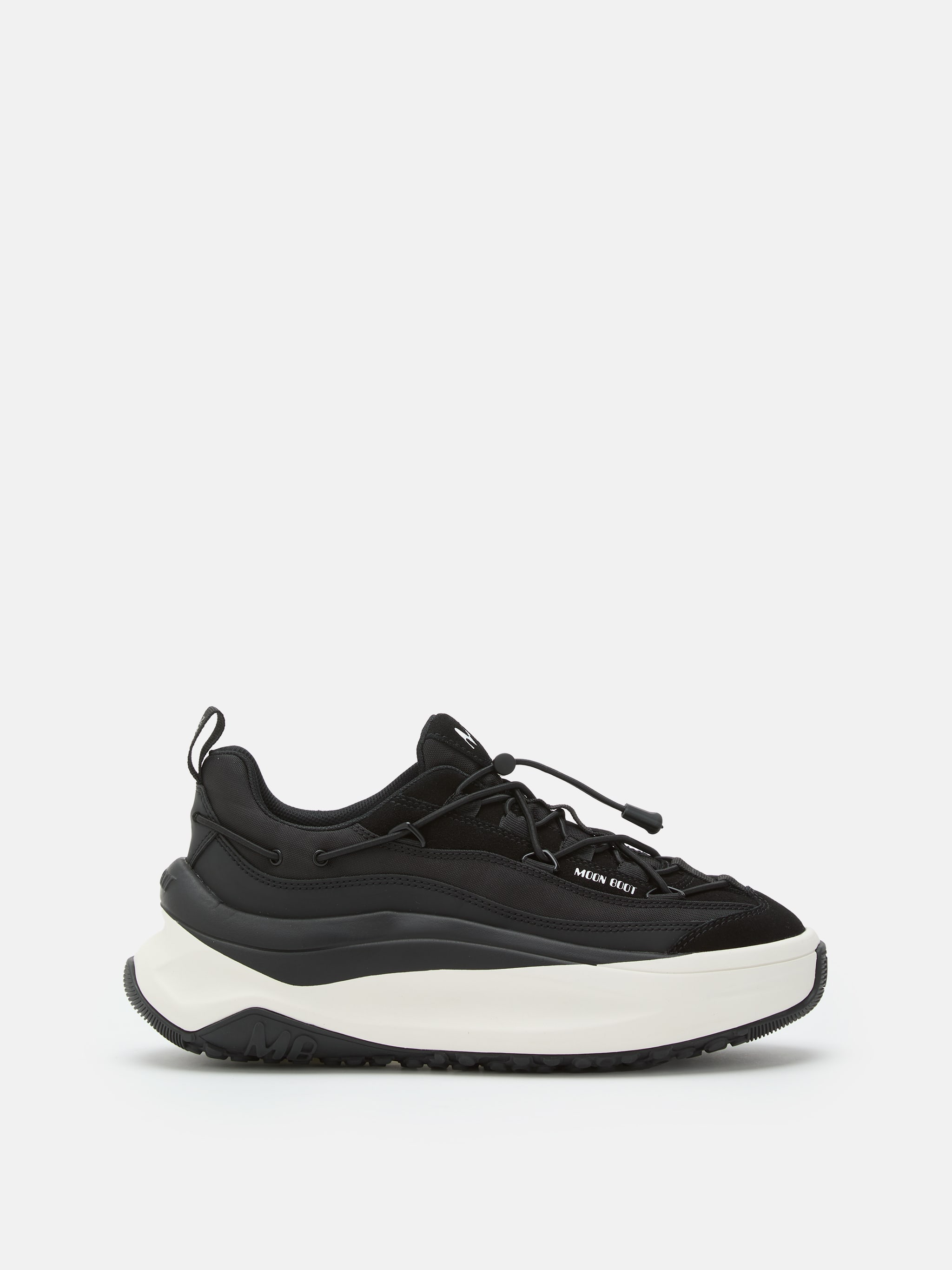 MOON247 XLACE BLACK & WHITE SNEAKERS
