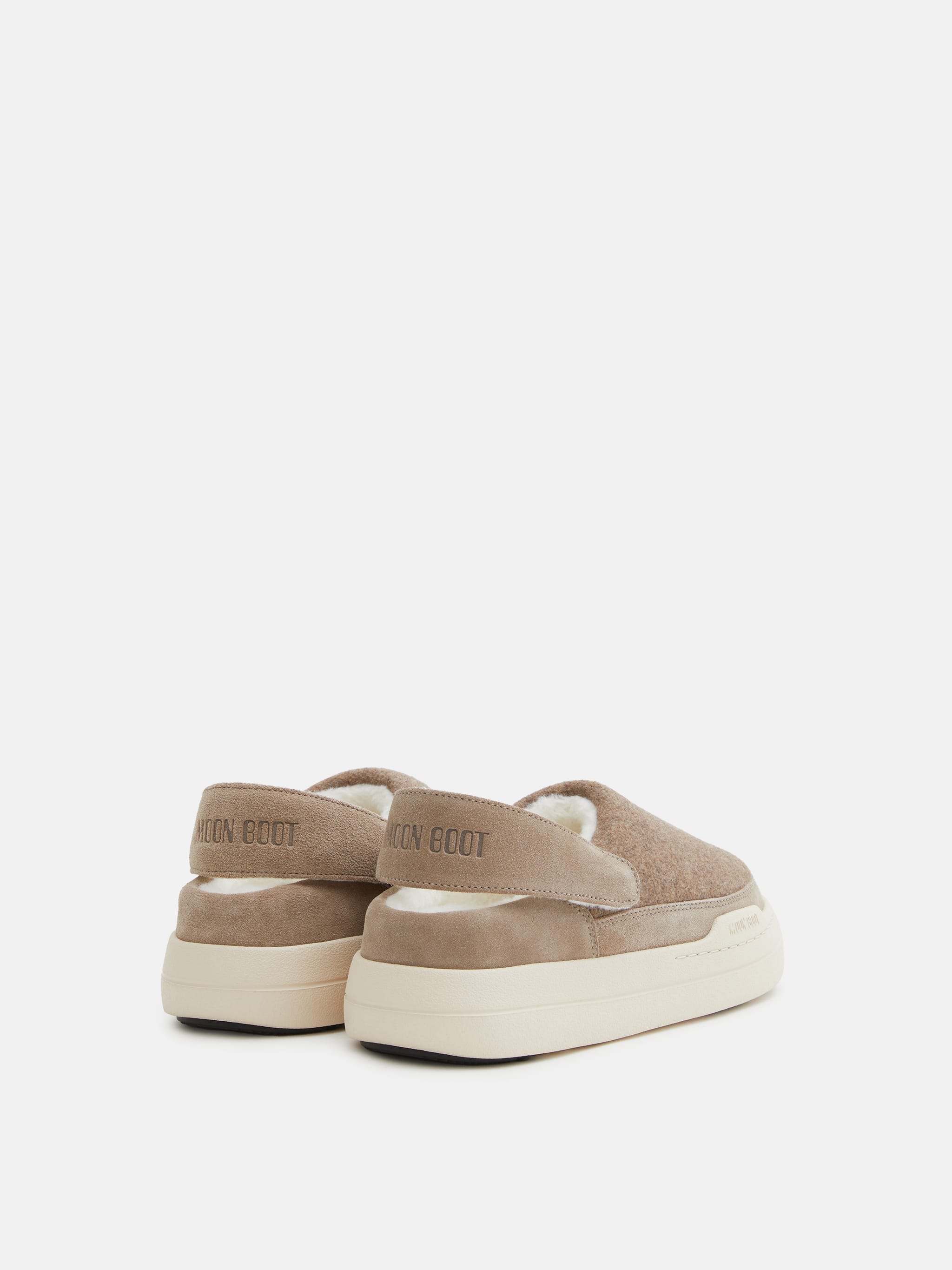スニーカー MOON BOOT Park Felt Clogs Beige Moon Boot Park Clog Felt - online shop - snow-boots.com