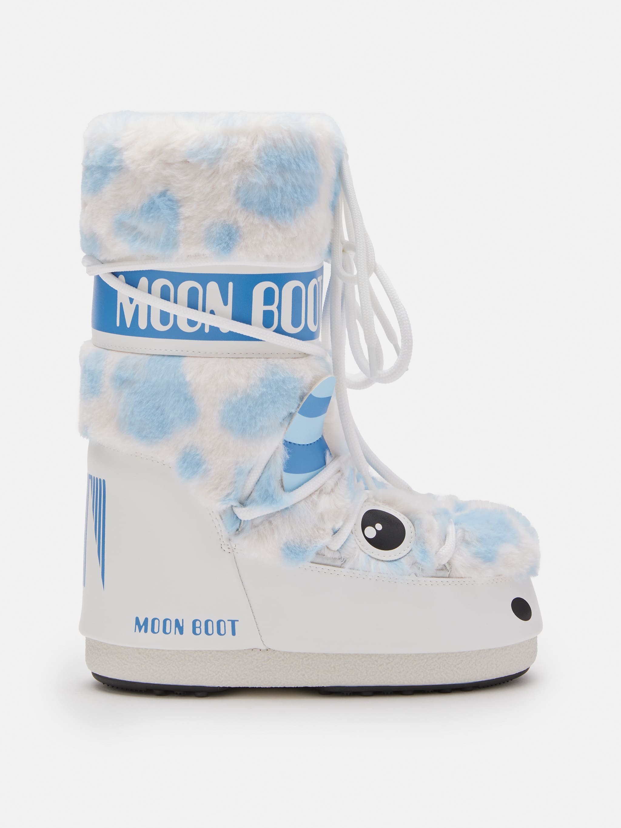 ICON JUNIOR YETI FAUX-FUR STIEFEL WEI&szlig;