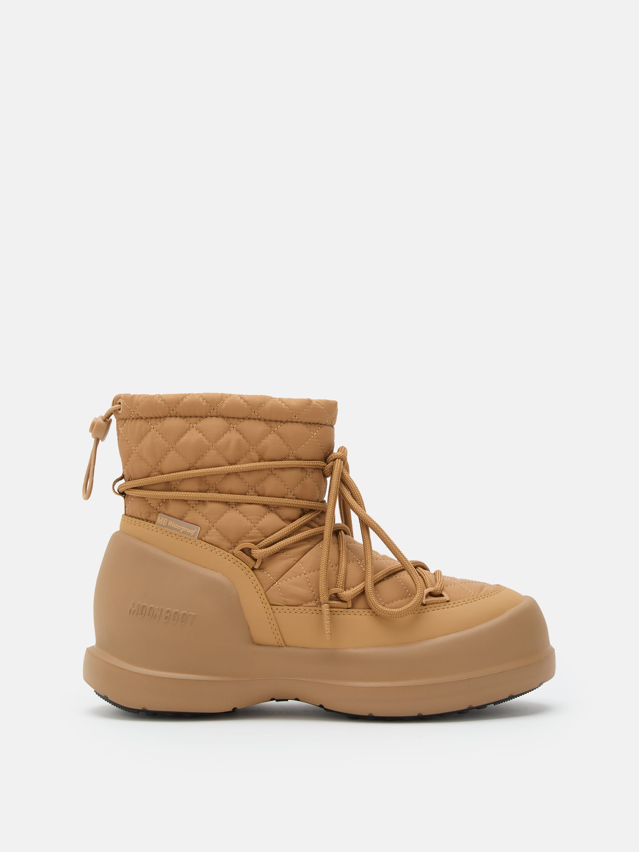 MEZZALUNA MID CAMELFARBENE GESTEPPTE STIEFEL
