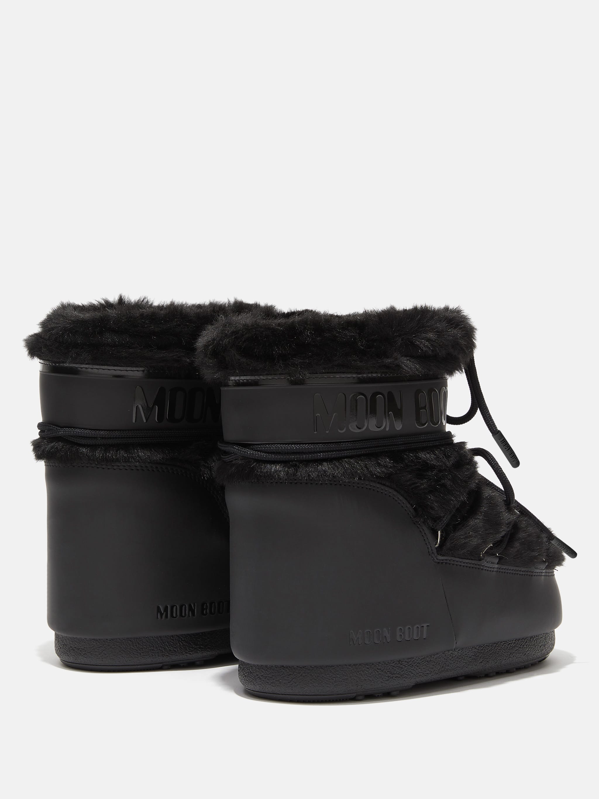 STIVALE ICON LOW NERO IN ECOPELLICCIA