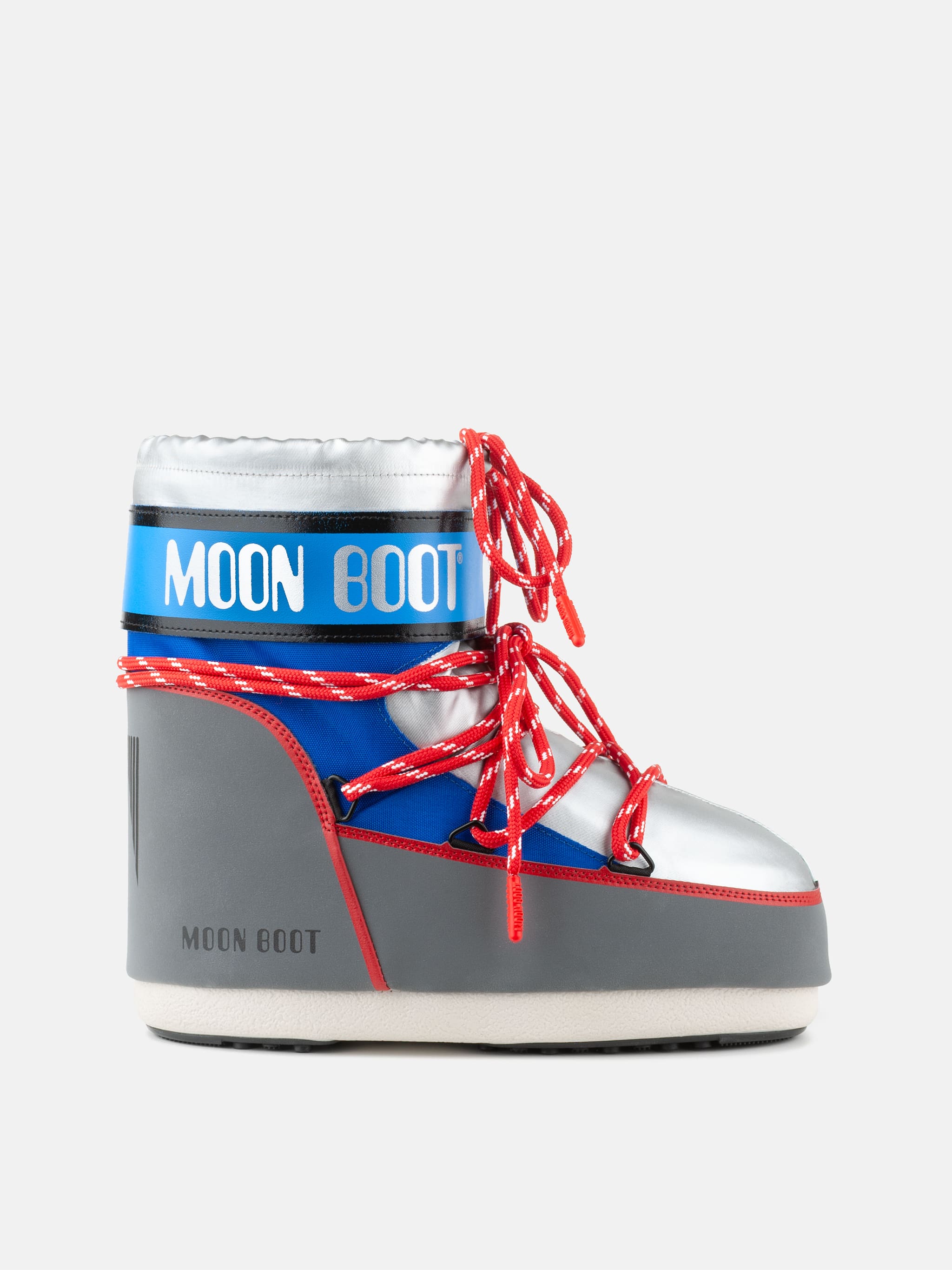 ICON LOW SPACE RACING SILVER BOOTS