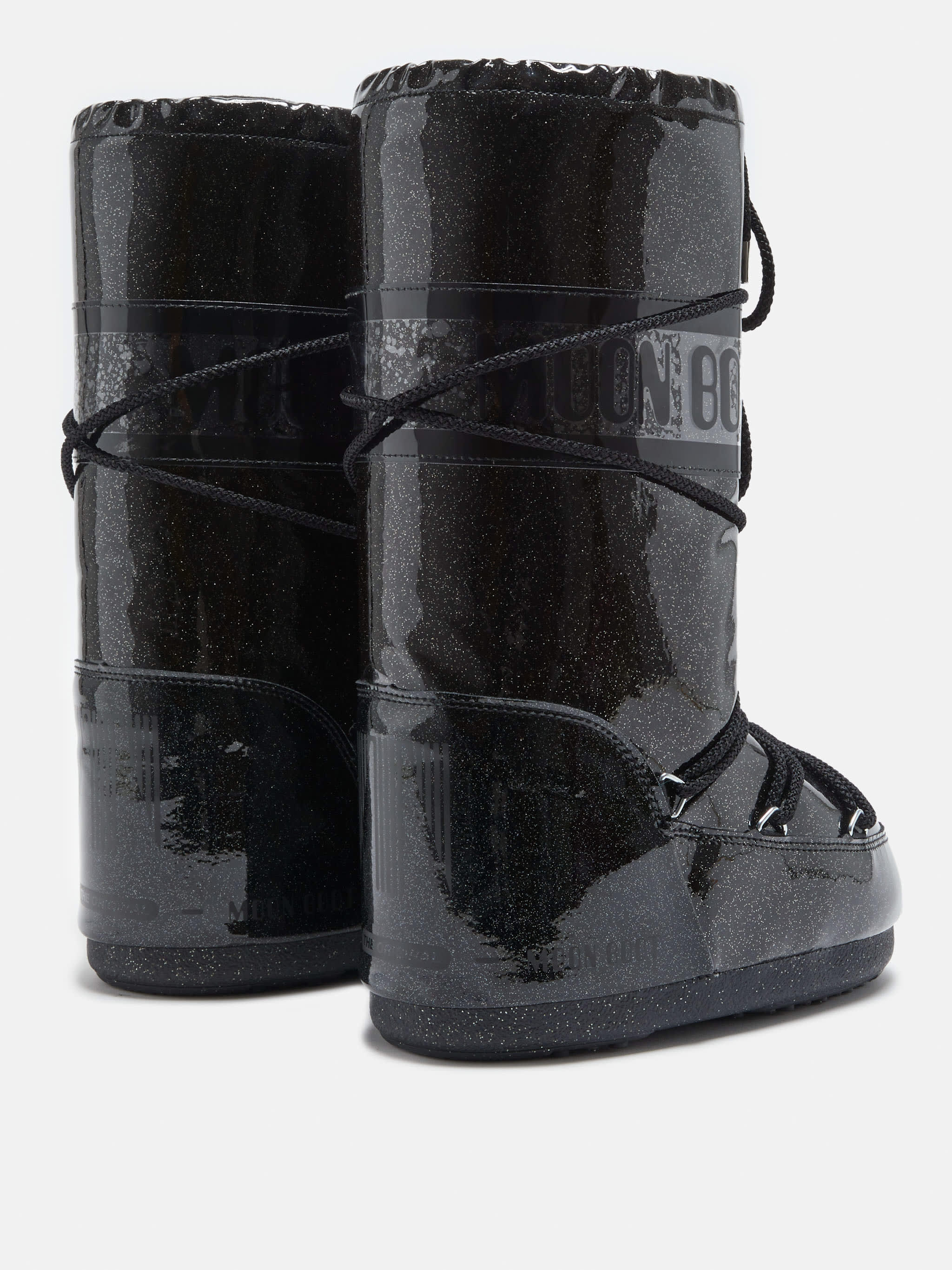 STIVALE ICON GLITTER NERO