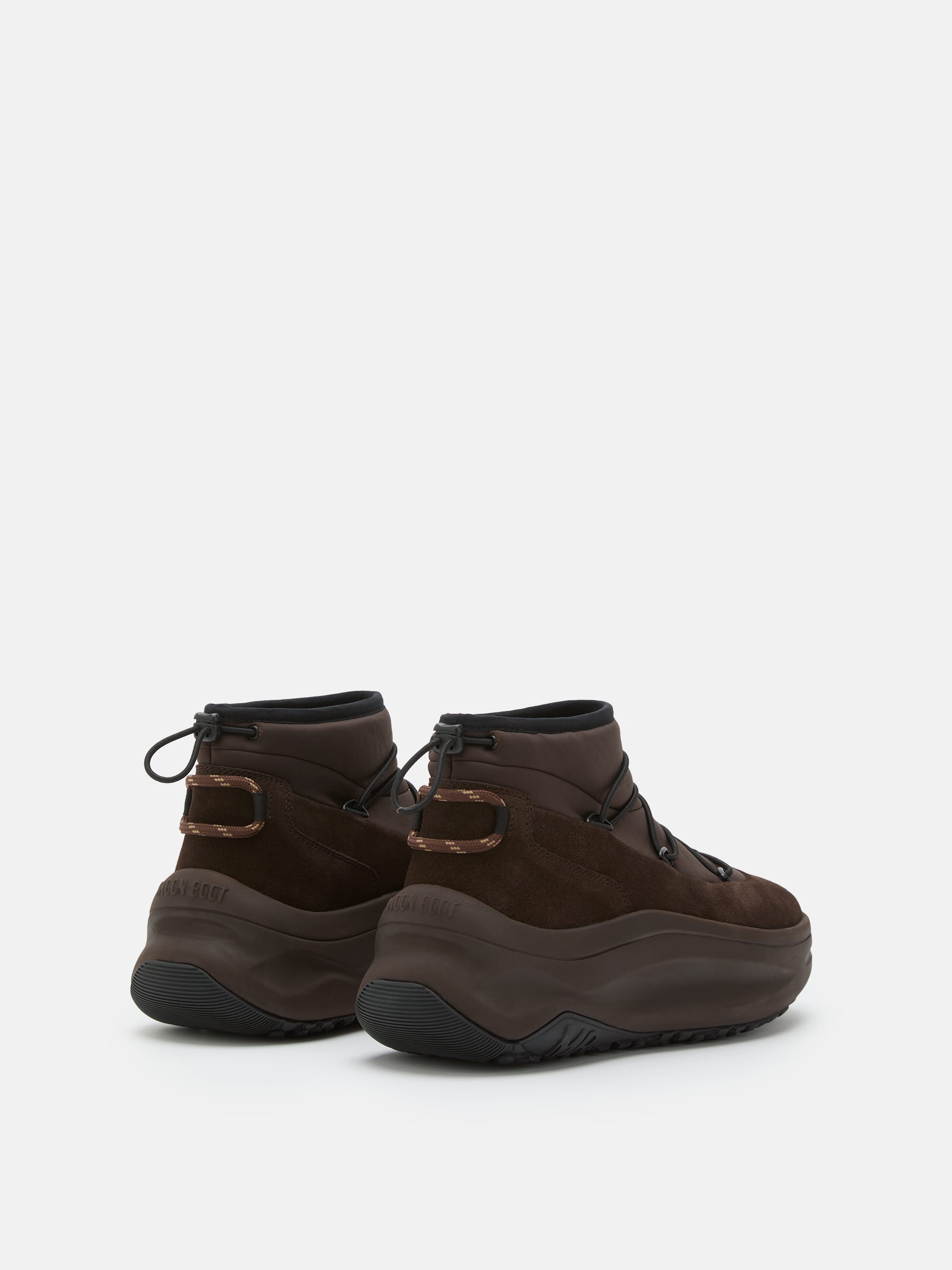 ZAPATILLAS MOON247 SIN CORDONES MARRONES OSCURAS