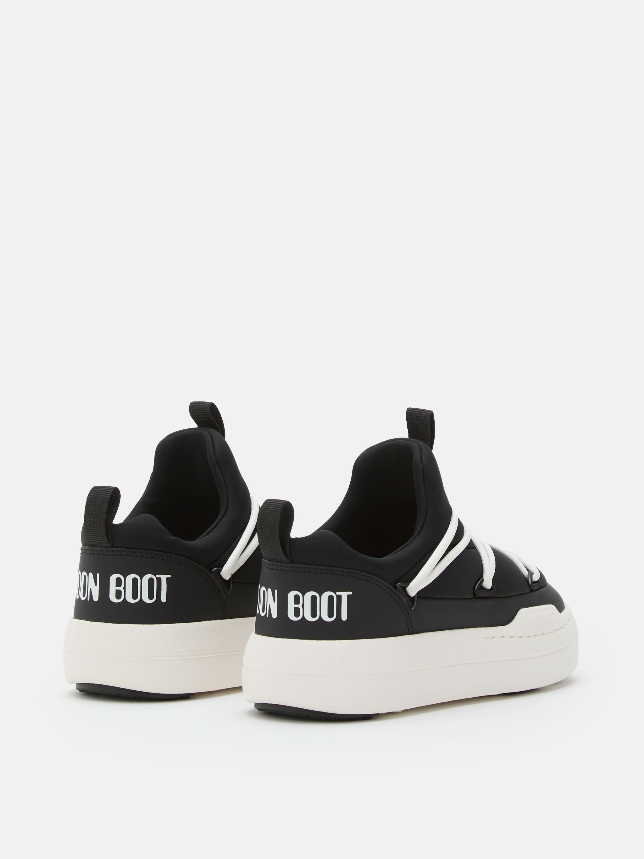 JUNIOR PARK BLACK LOW LACE SNEAKERS