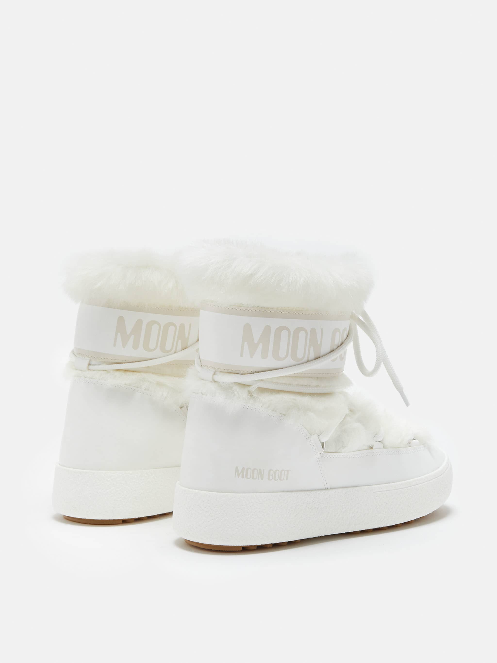 BOTAS LTRACK LOW FAUX-FUR BLANCO image number 1