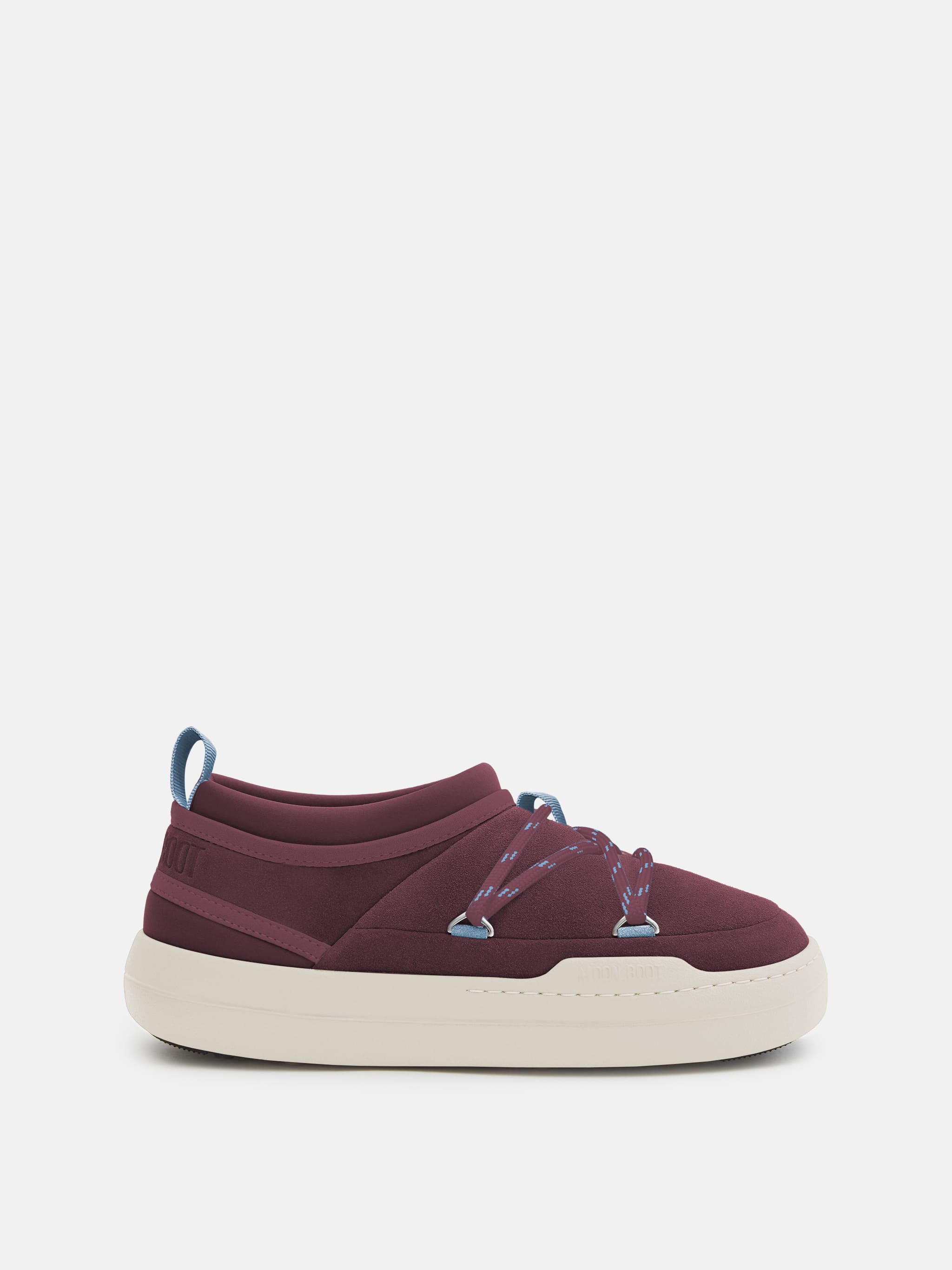 BASKETS PARK ICON EN DAIM BORDEAUX