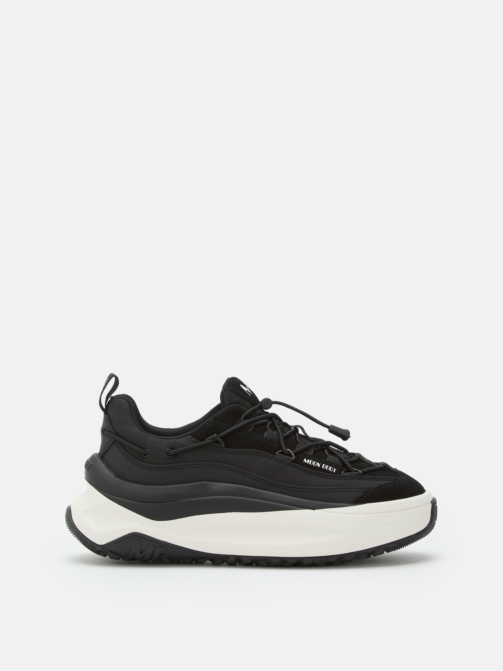 MOON247 XLACE BLACK & WHITE SNEAKERS