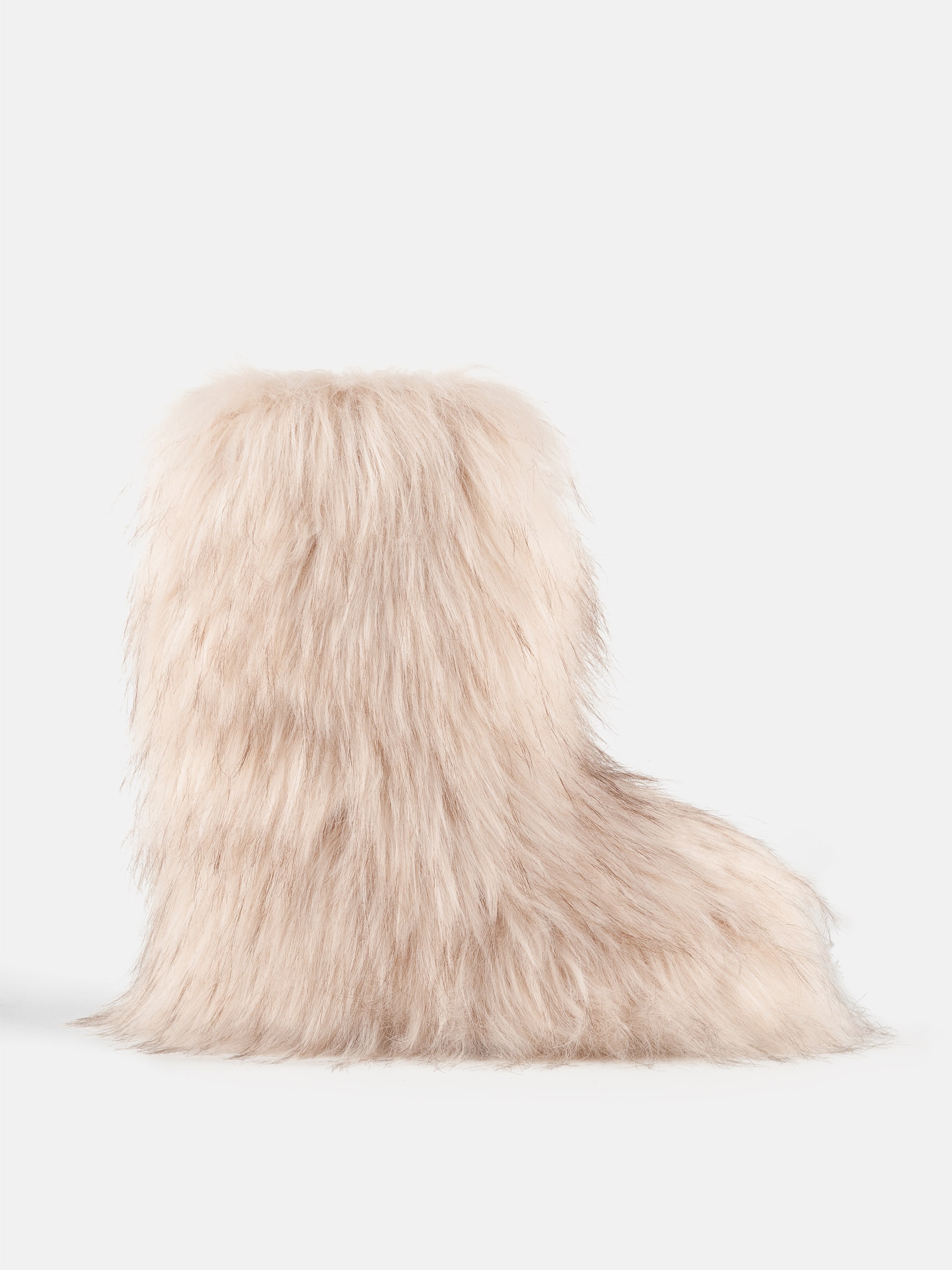 Jacquemus + Moon Boot ICON YETI MID STIEFEL IN CREME
