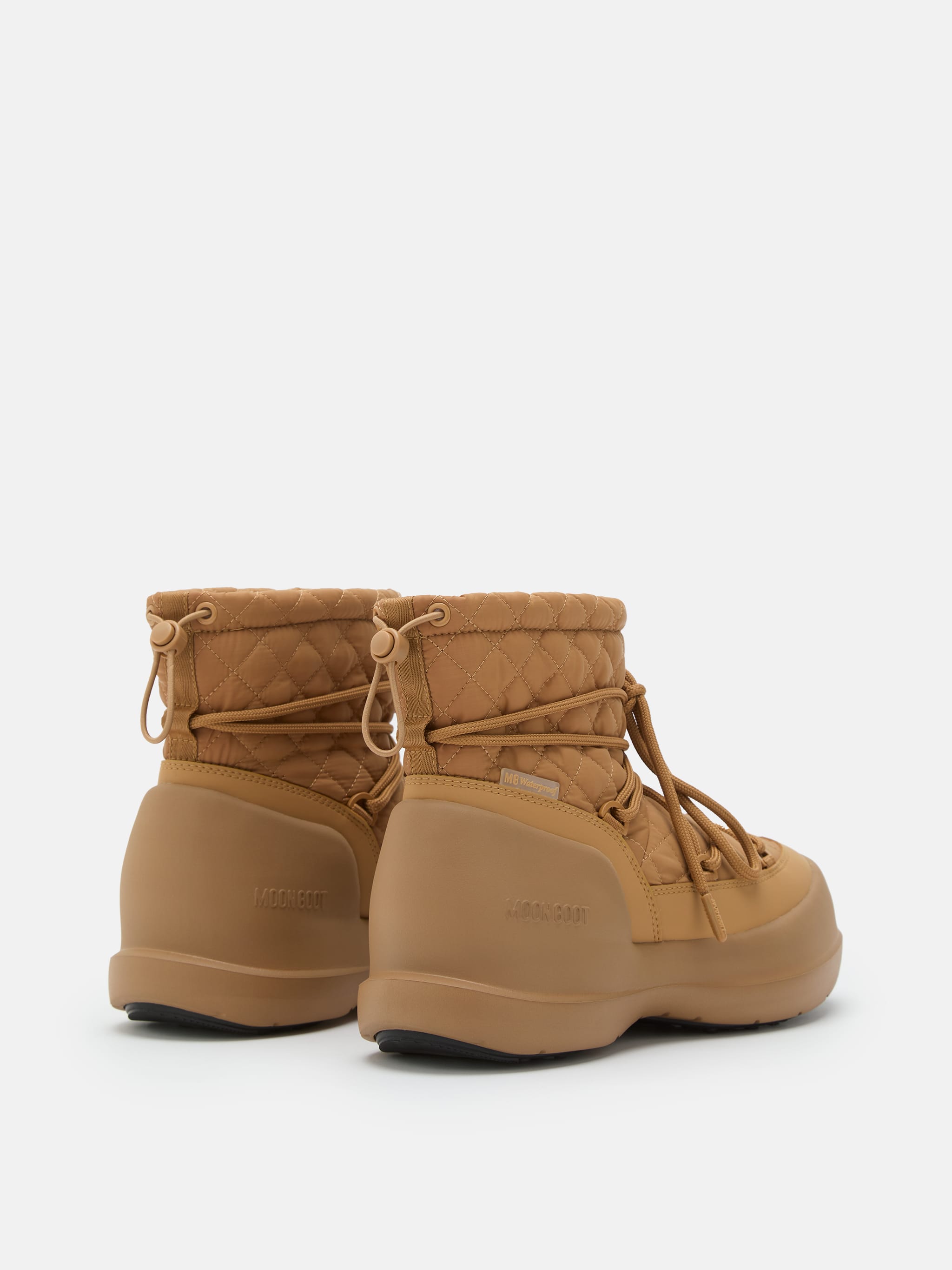 STIVALE MEZZALUNA QUILTED MID COLOR CAMMELLO