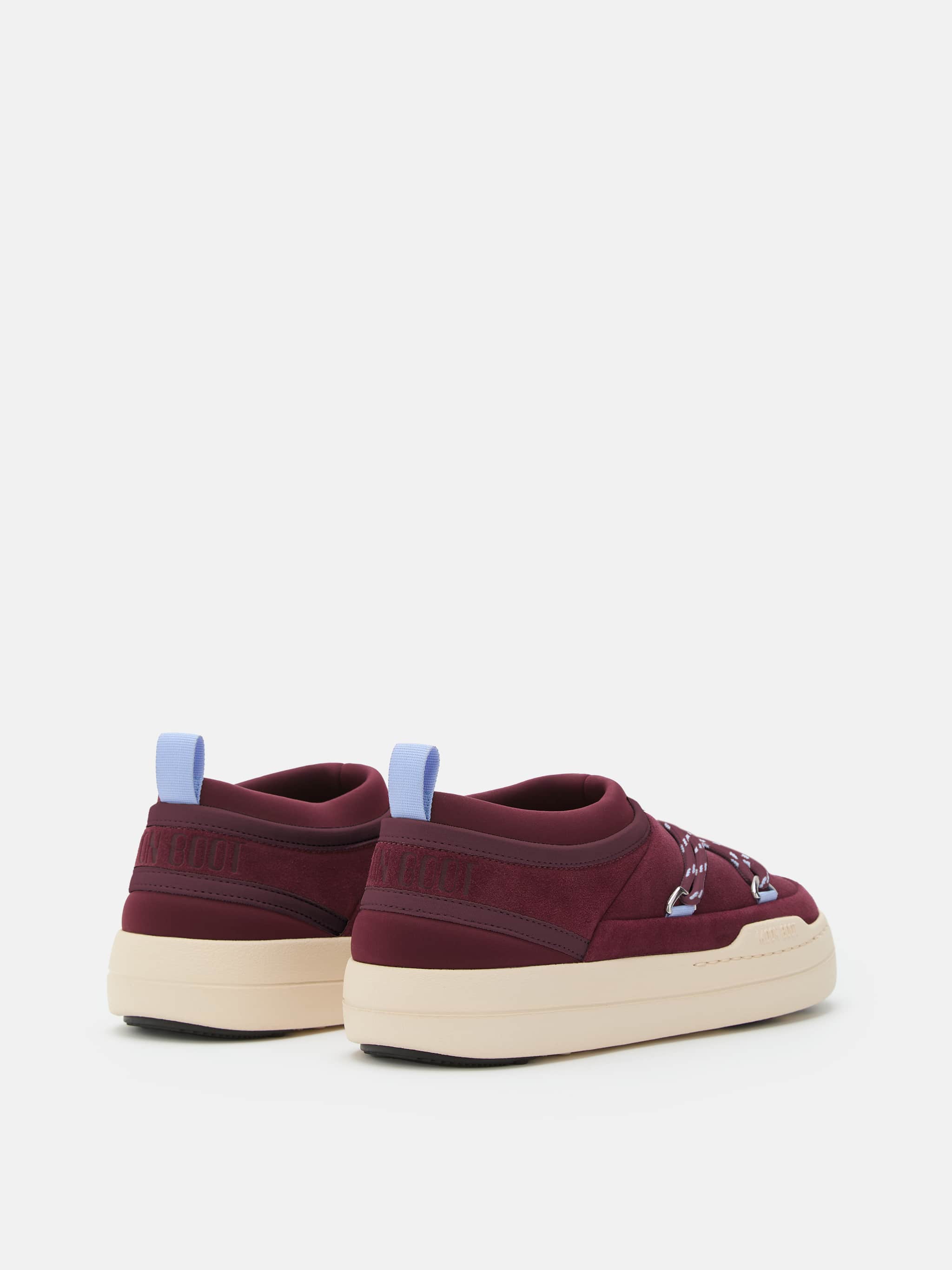 BASKETS PARK ICON EN DAIM BORDEAUX