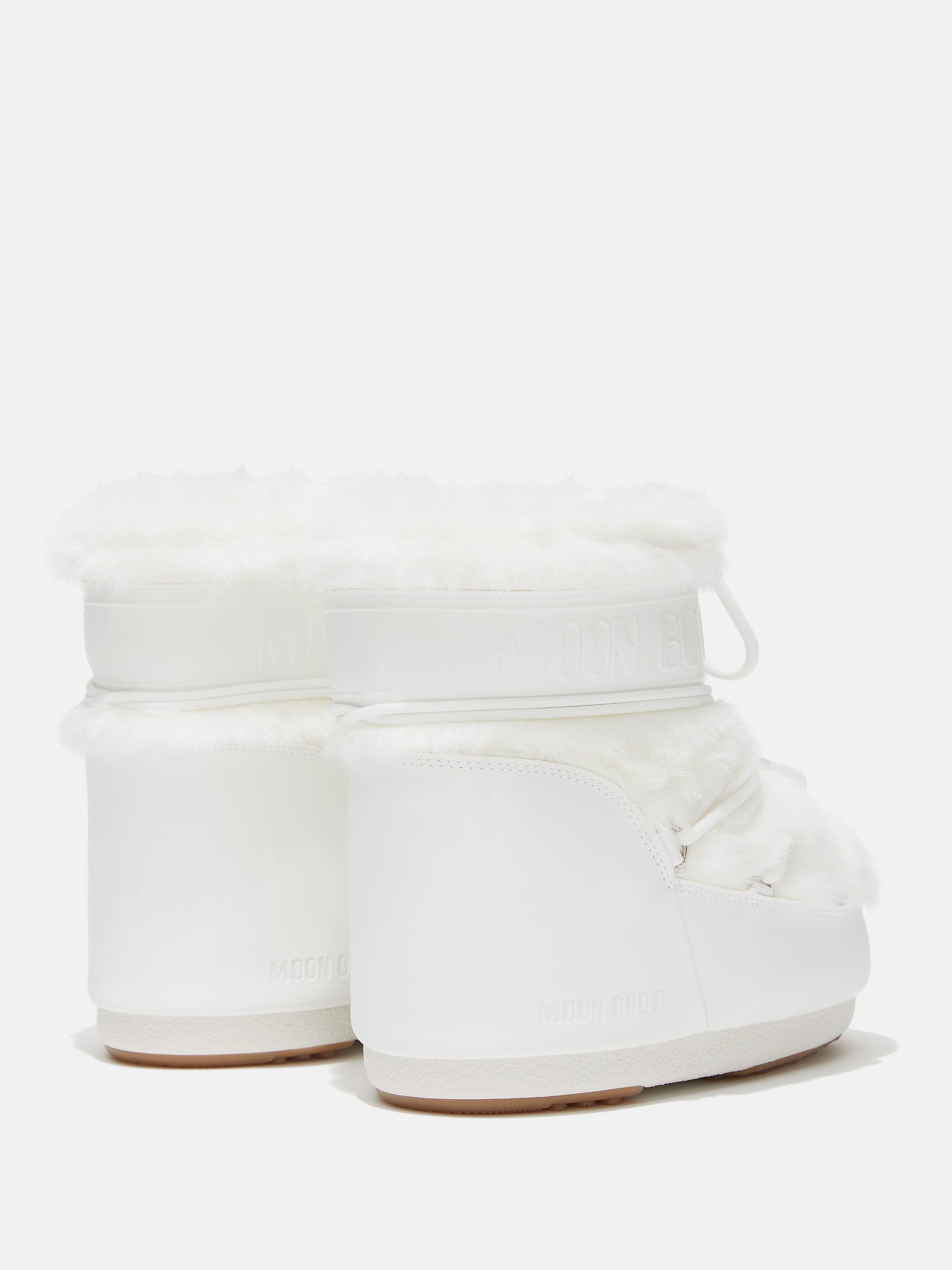 STIVALE ICON LOW BIANCO IN ECOPELLICCIA