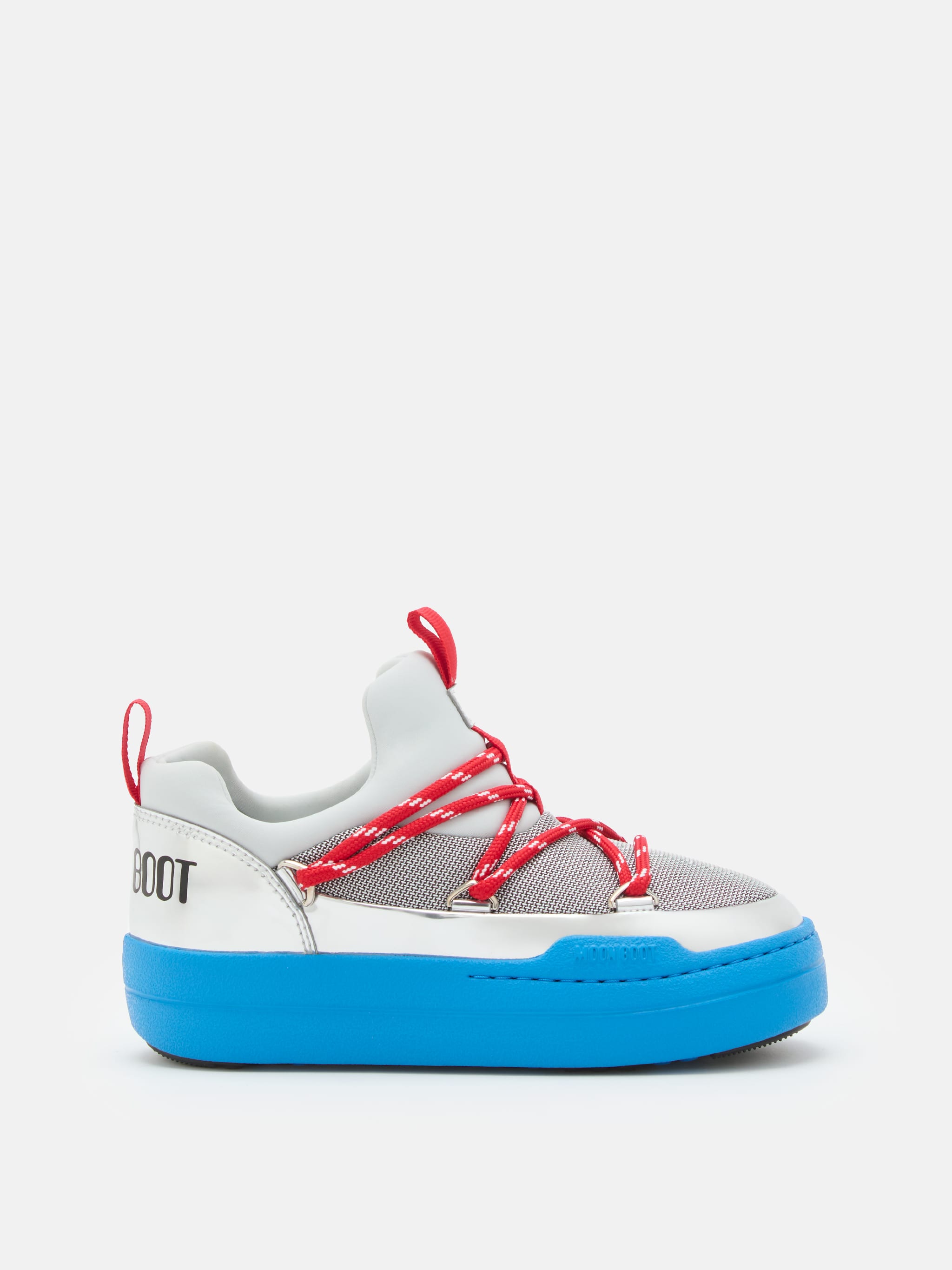 ZAPATILLAS JUNIOR PARK SPACE RACE BAJAS CON CORDONES PLATA
